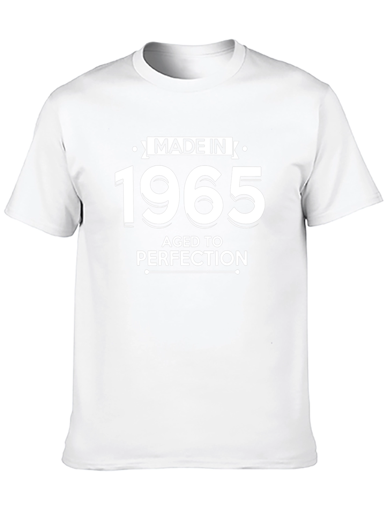 Made in 1965 Aged to Perfection Black T-Shirt