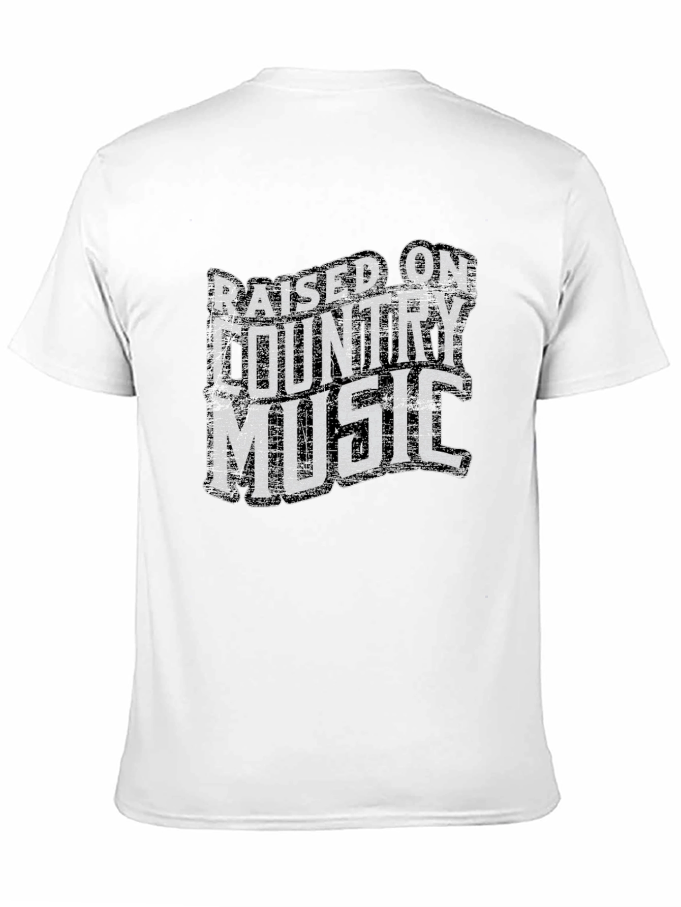 Raised on Country Music Graphic T-Shirt
