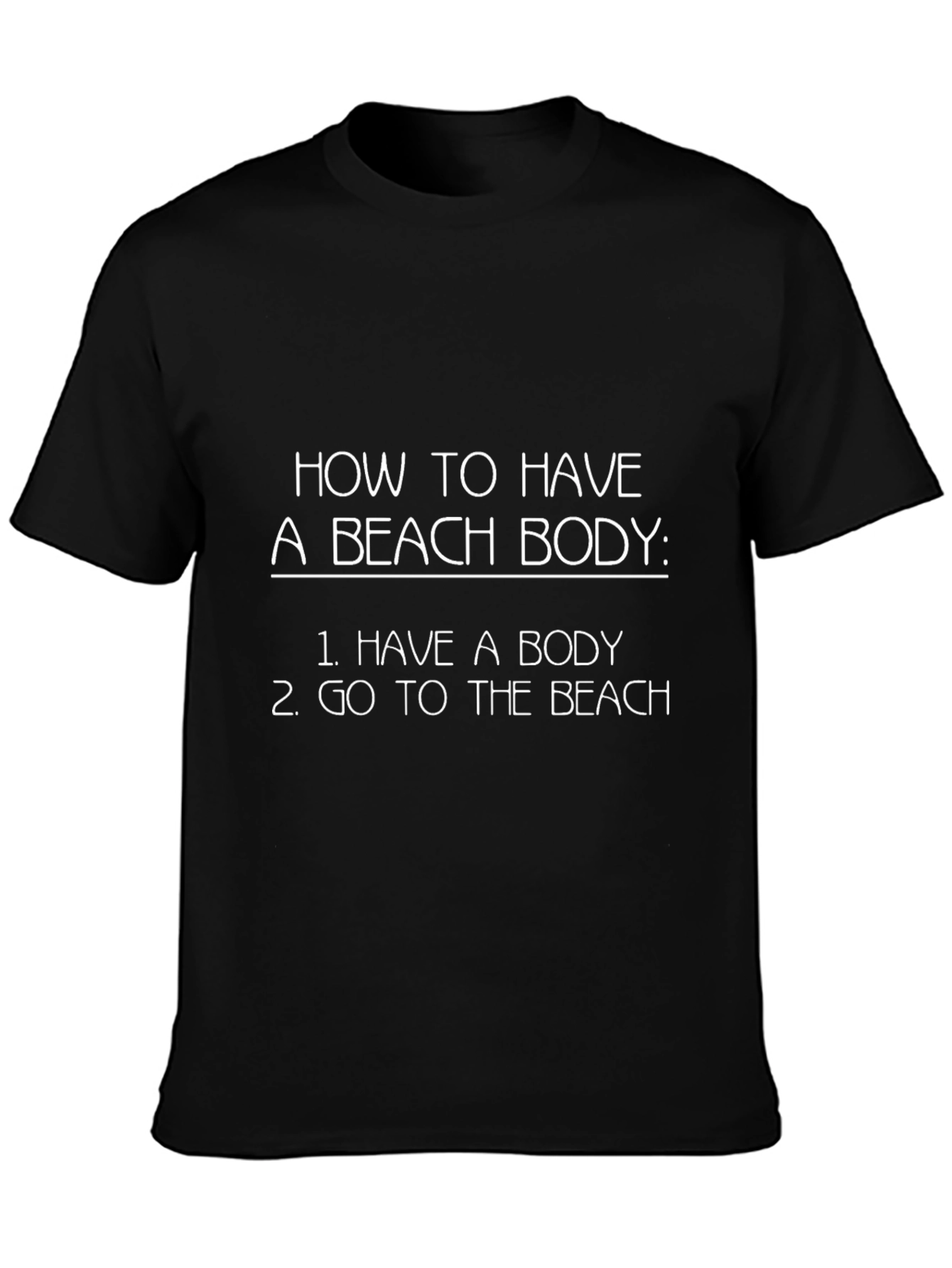 Funny Beach Body T-Shirt - Go to the Beach!