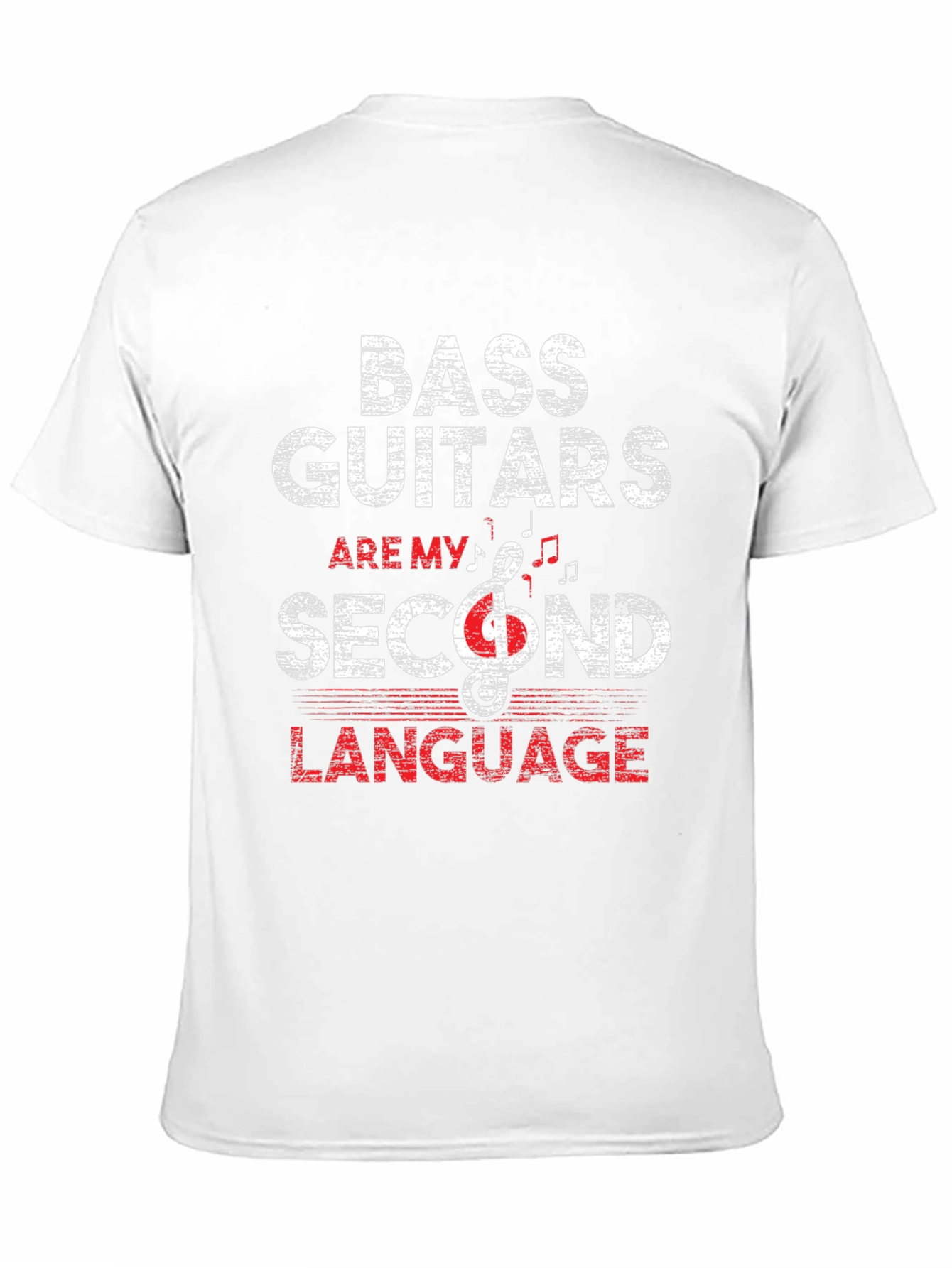 Bass Guitars Second Language Graphic Tee