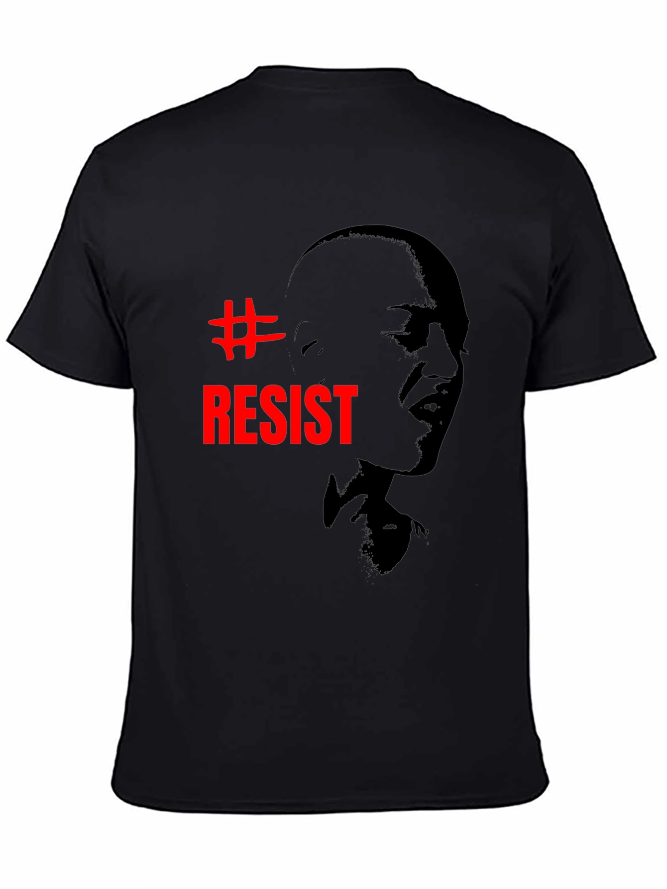 #Resist Graphic Print Black Unisex T-Shirt