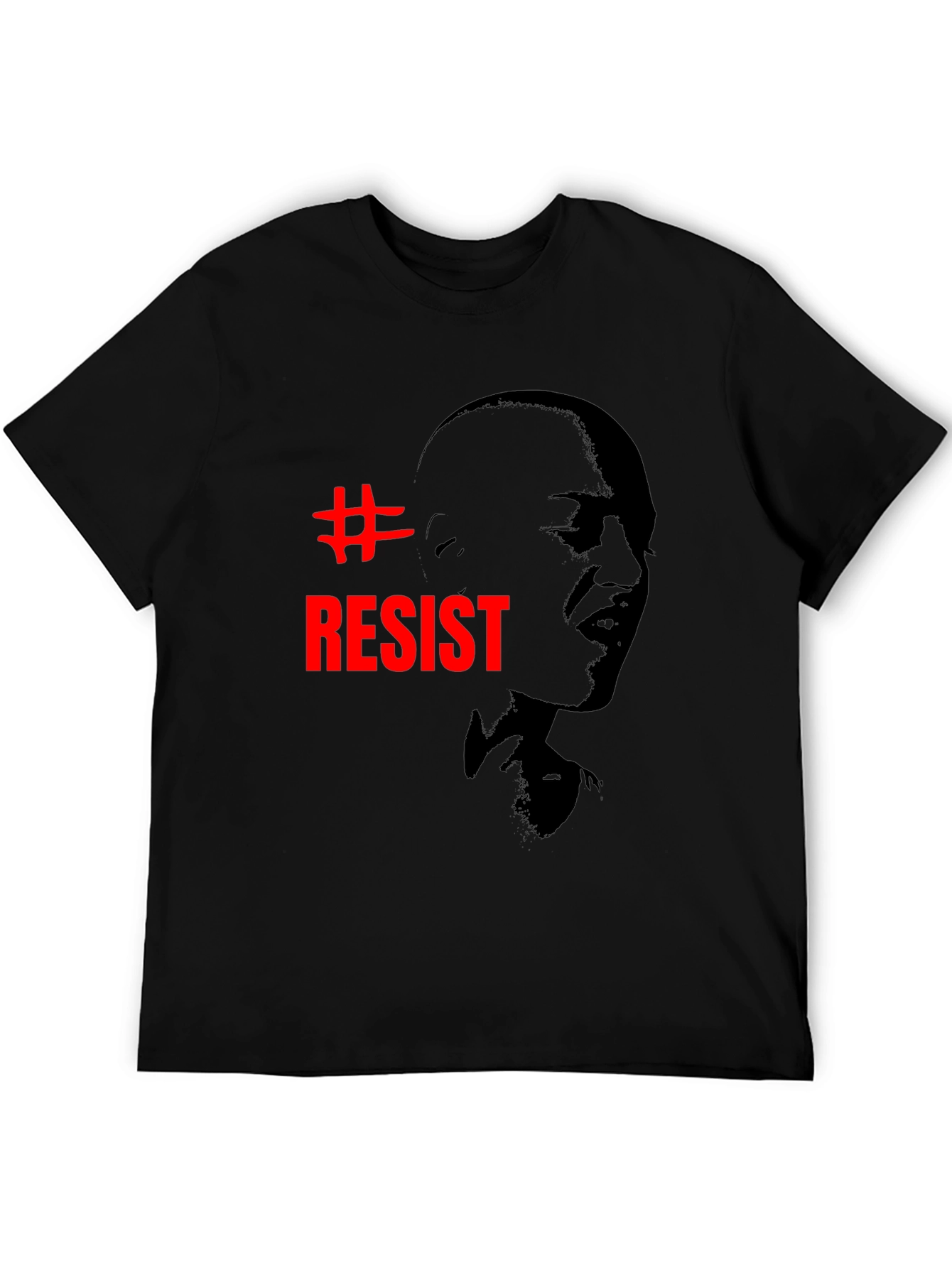 #Resist Graphic Print Black Unisex T-Shirt