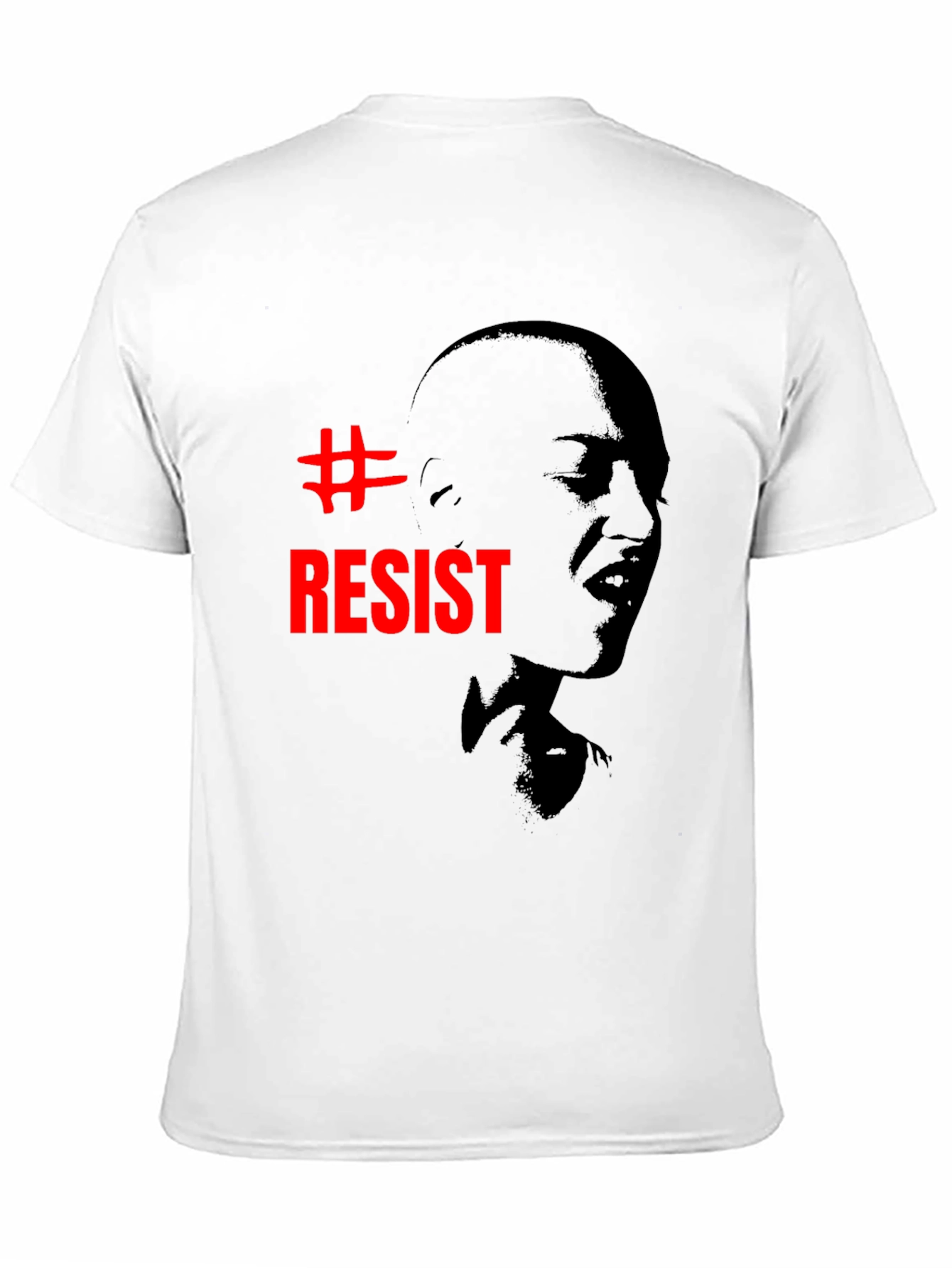 #Resist Graphic Print Black Unisex T-Shirt