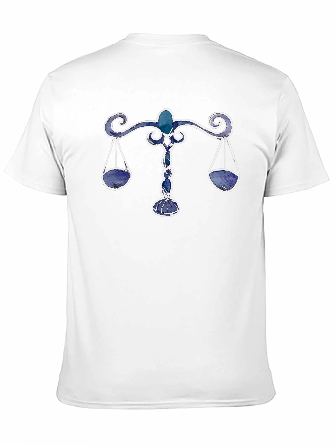 Libra Zodiac Sign T-Shirt - Black