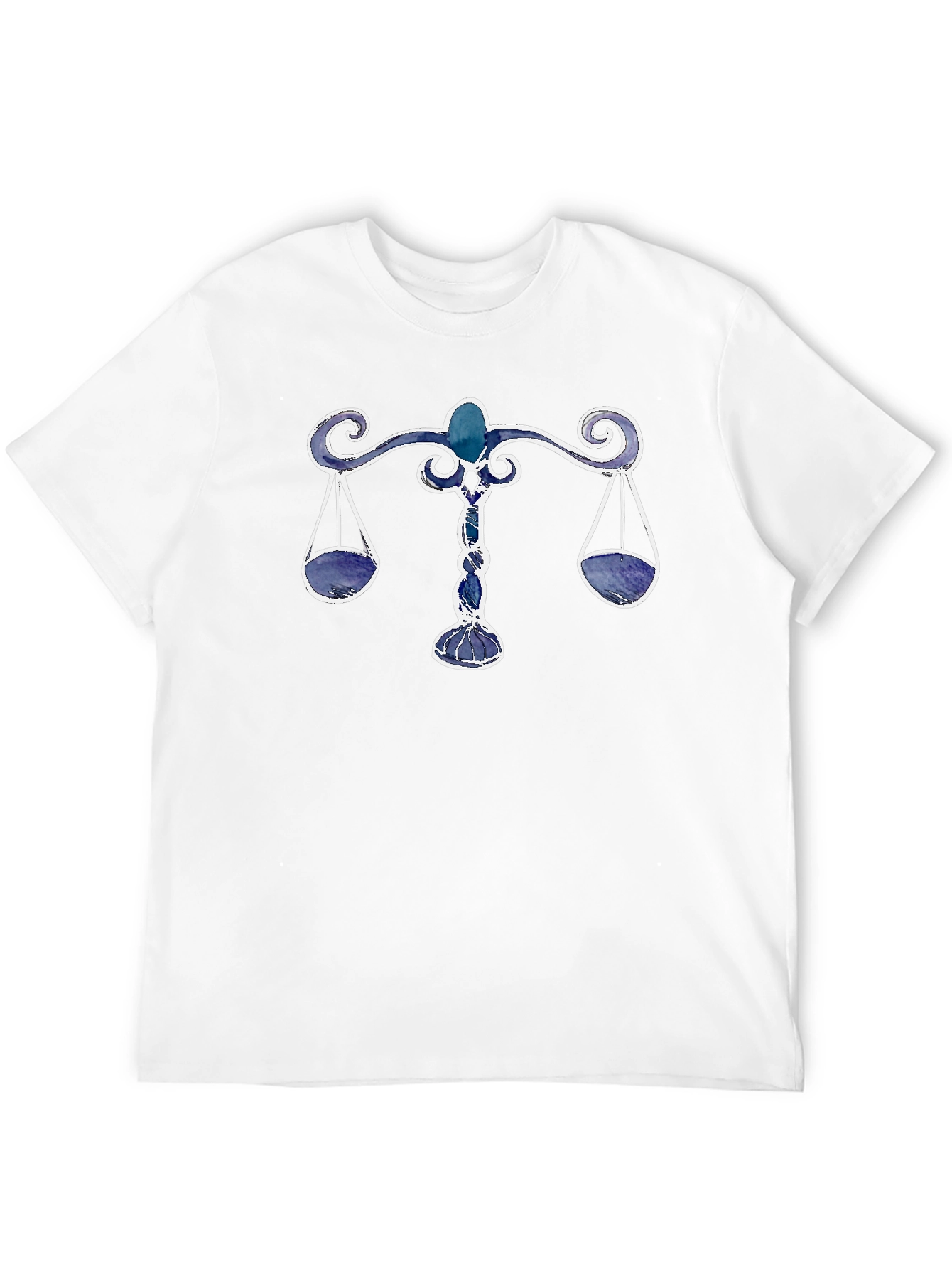 Libra Zodiac Sign T-Shirt - Black