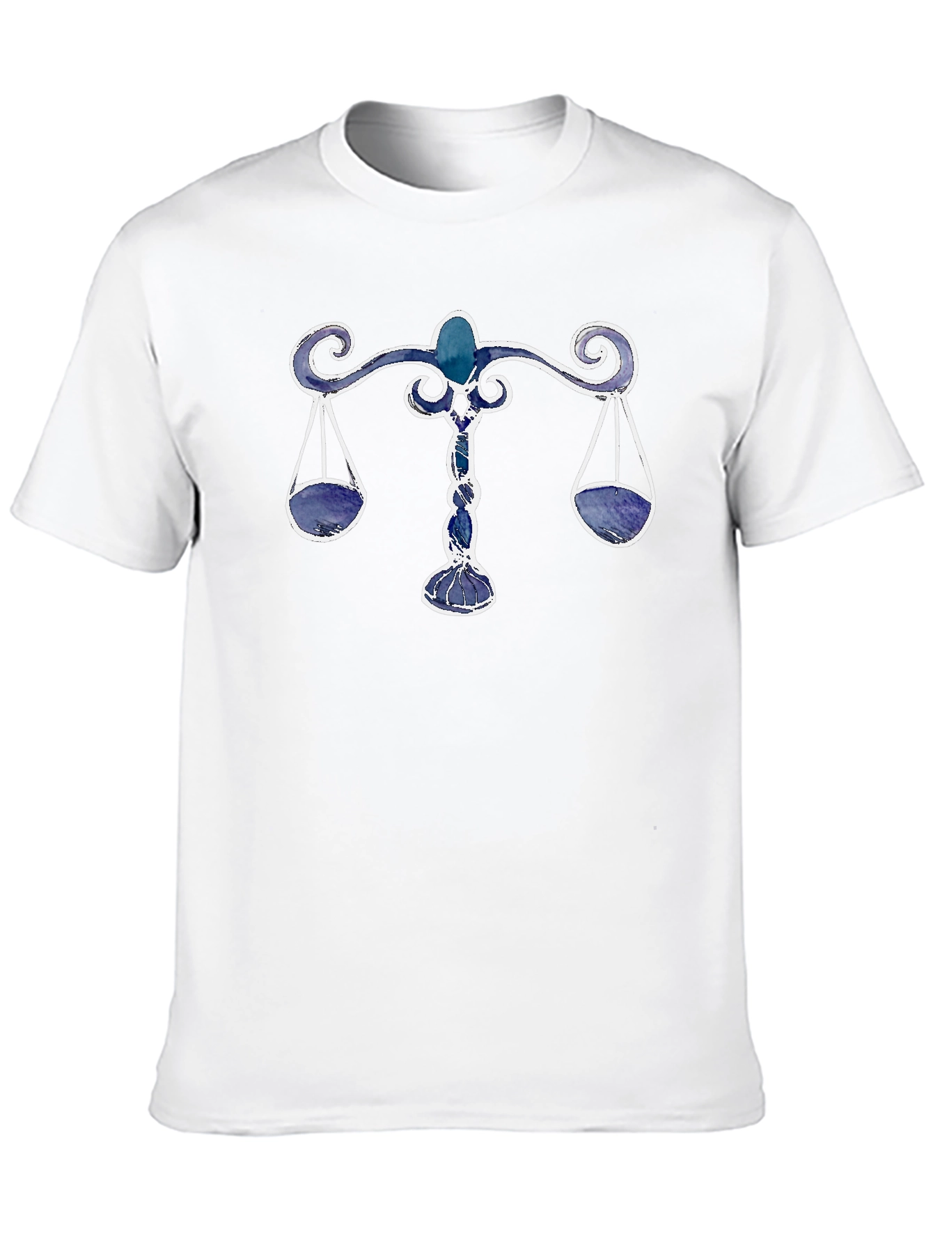 Libra Zodiac Sign T-Shirt - Black