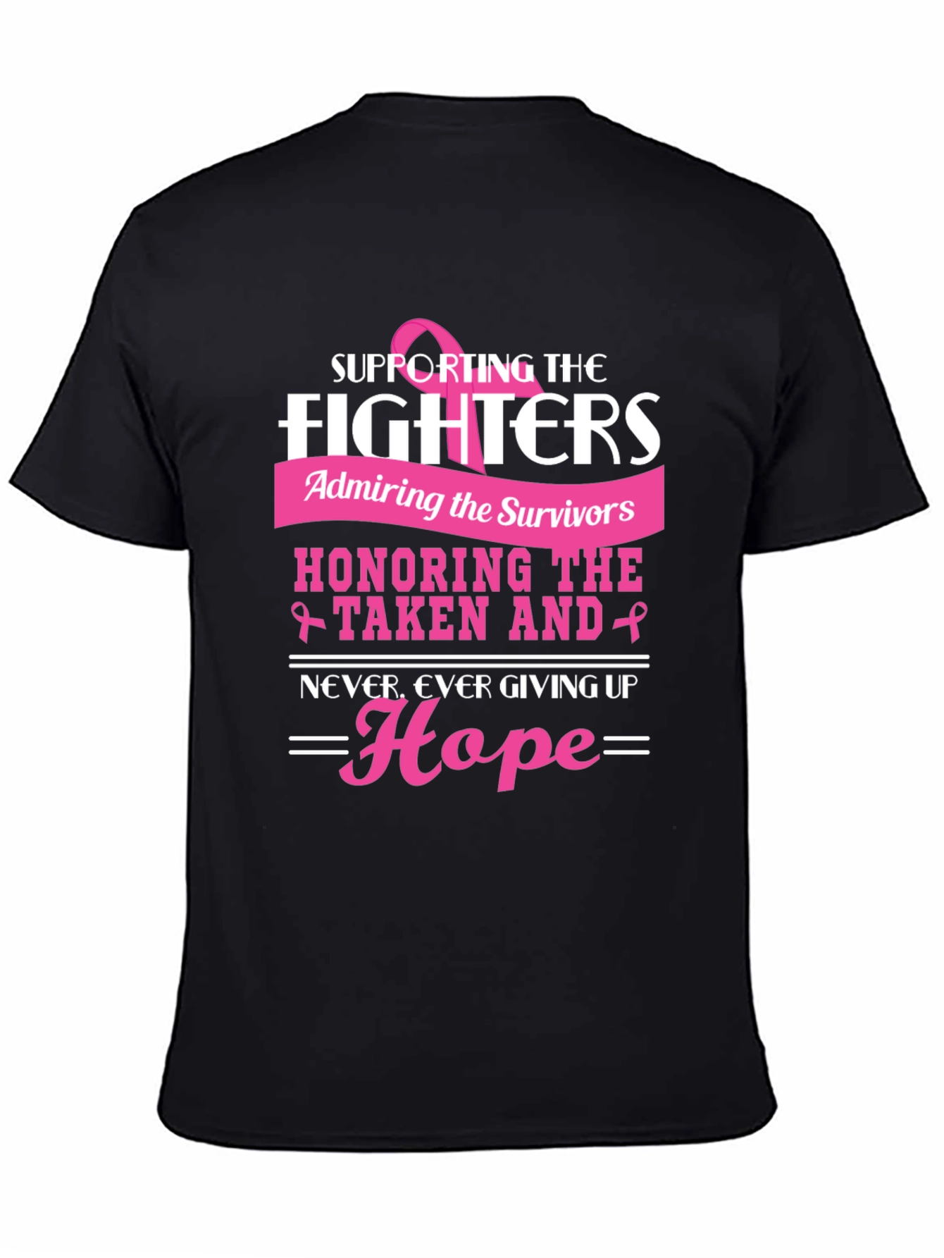 Breast Cancer Awareness T-Shirt Supporting the Fighters