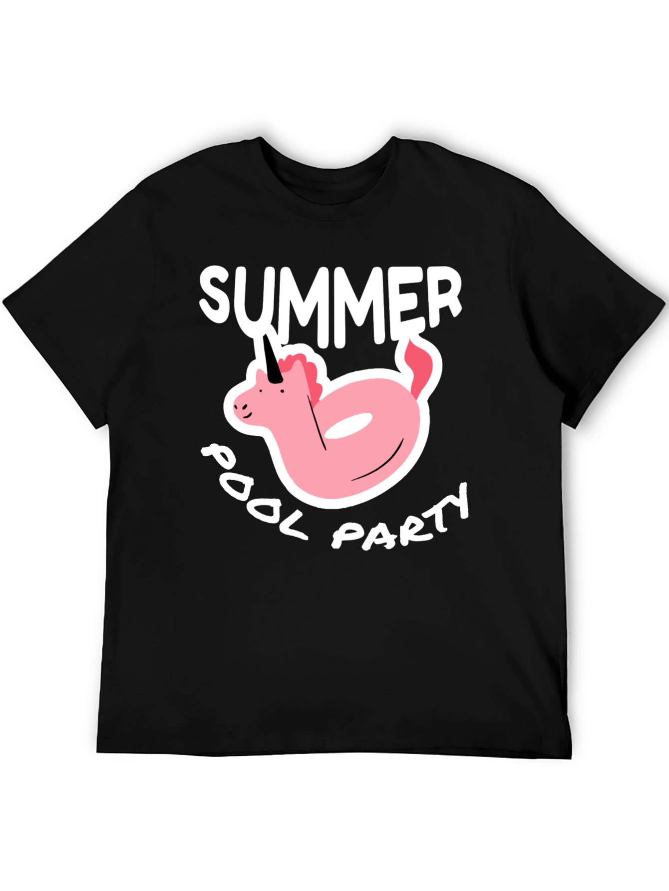 Summer Pool Party Unicorn Float T-Shirt