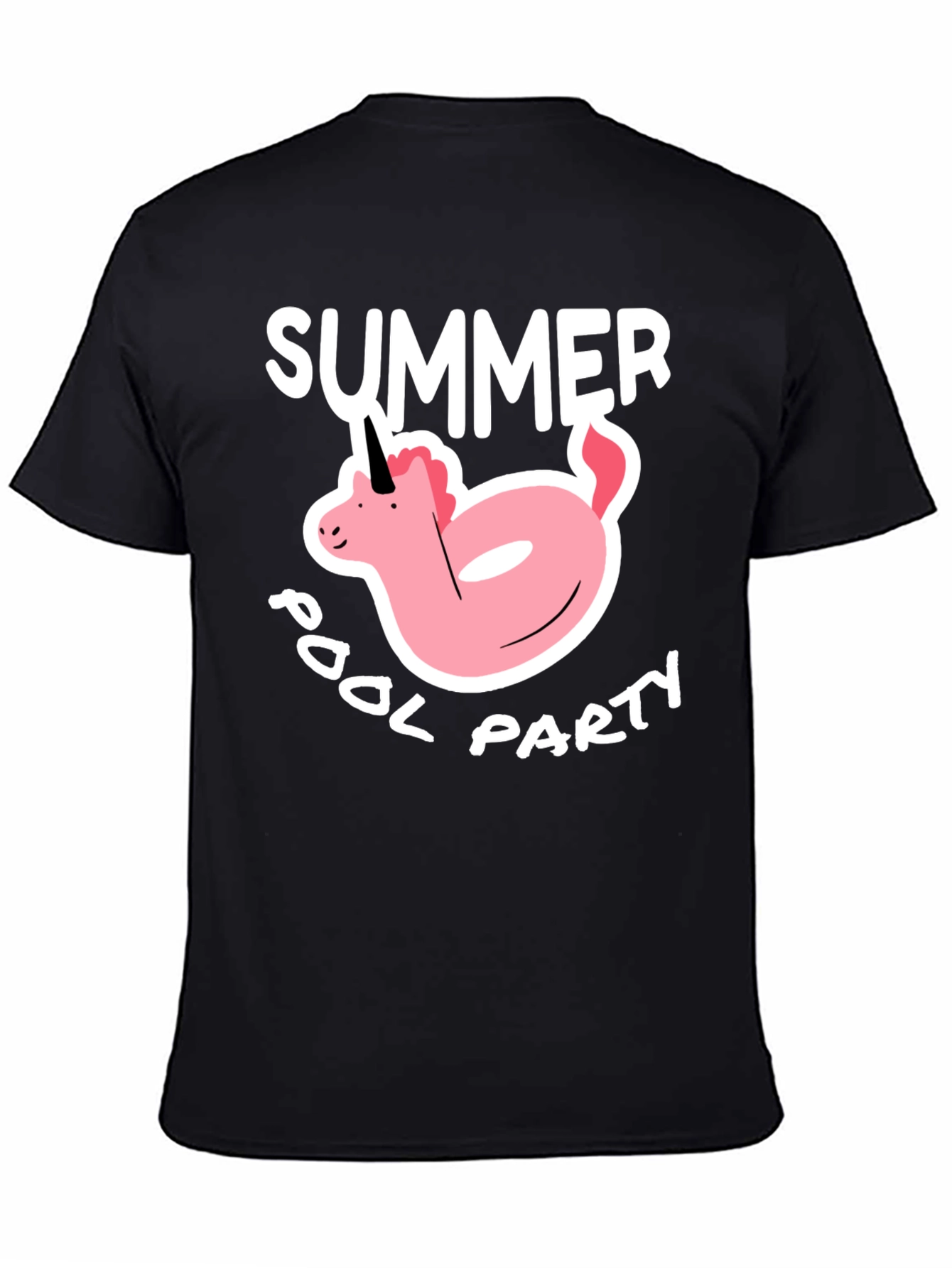 Summer Pool Party Unicorn Float T-Shirt