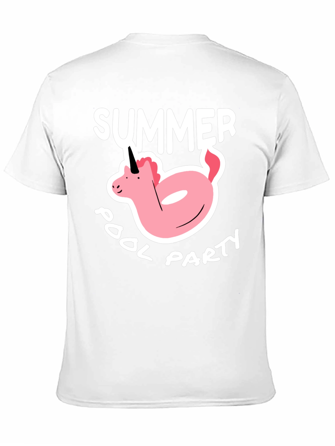 Summer Pool Party Unicorn Float T-Shirt