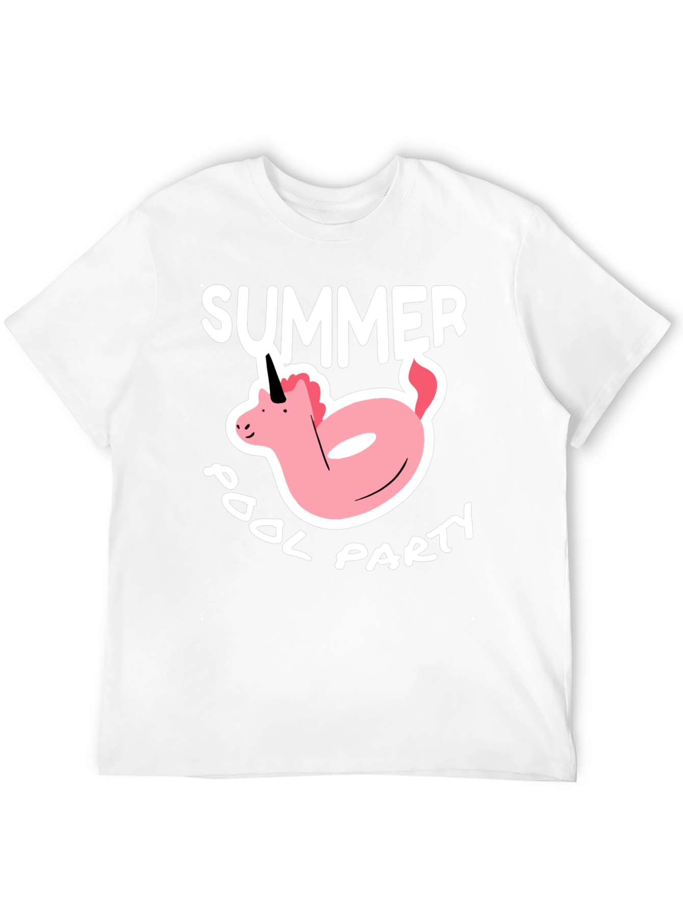 Summer Pool Party Unicorn Float T-Shirt