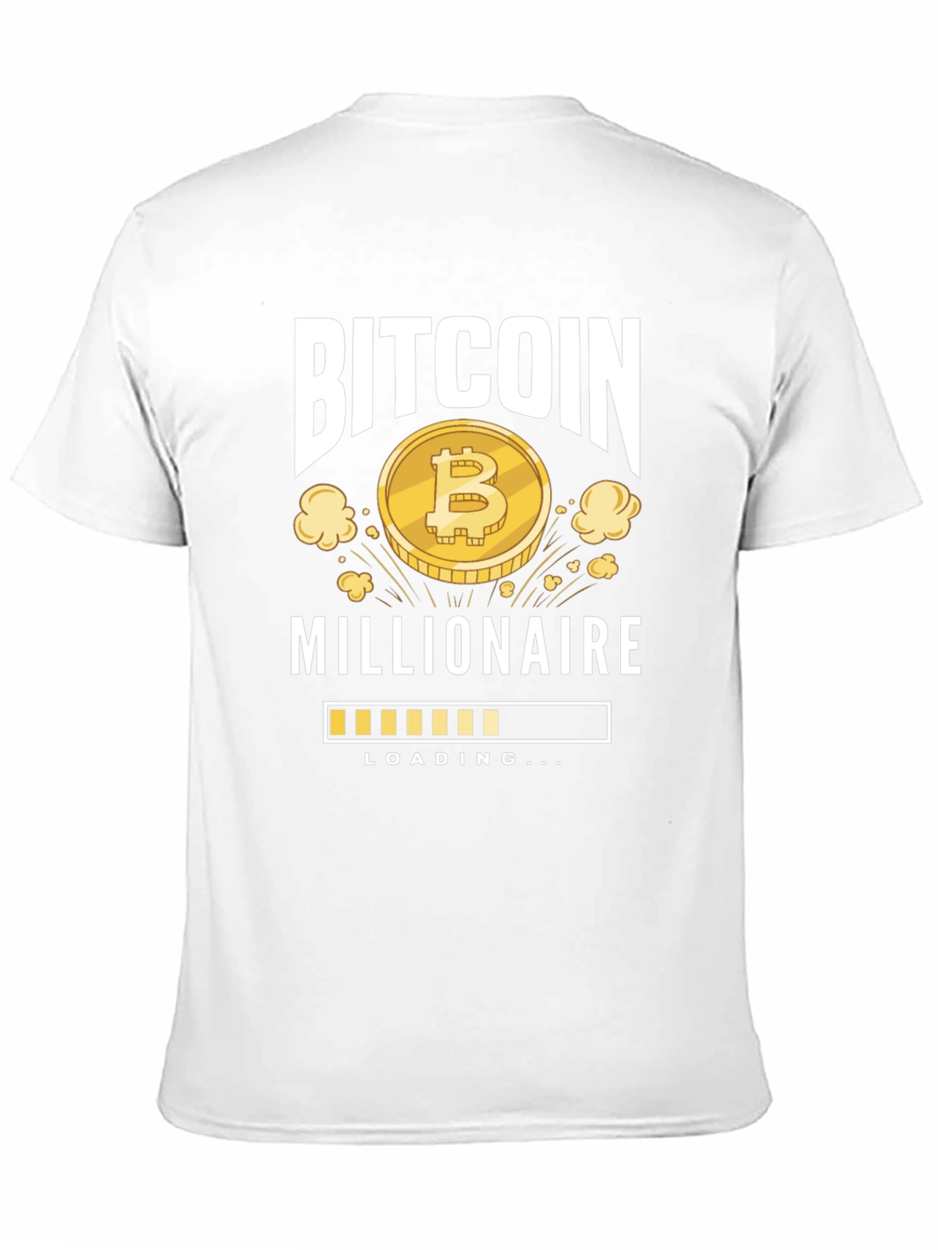 Bitcoin Millionaire Loading Black T-Shirt