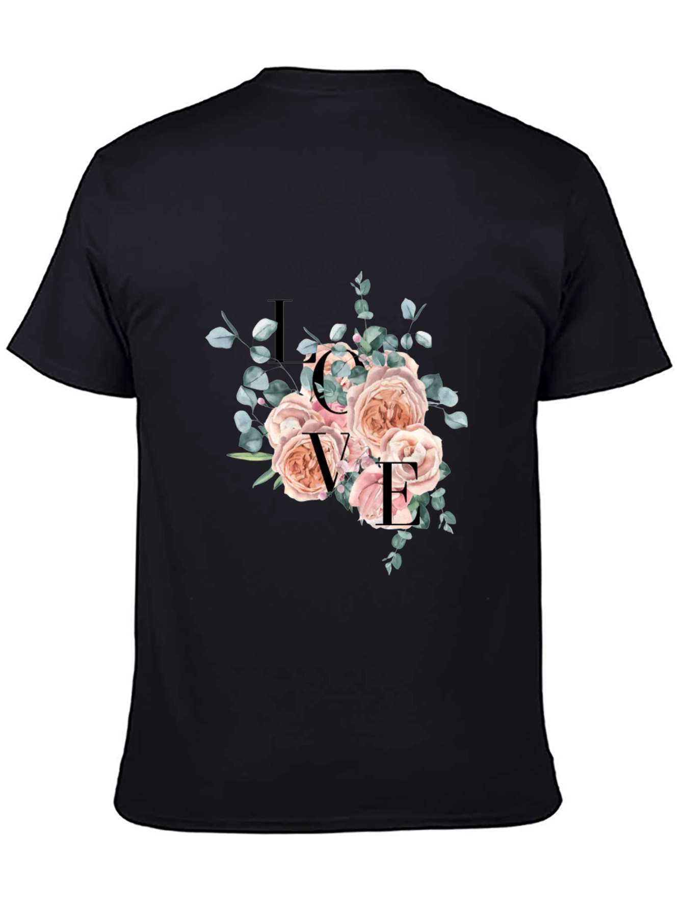 Floral LOVE Graphic T-Shirt