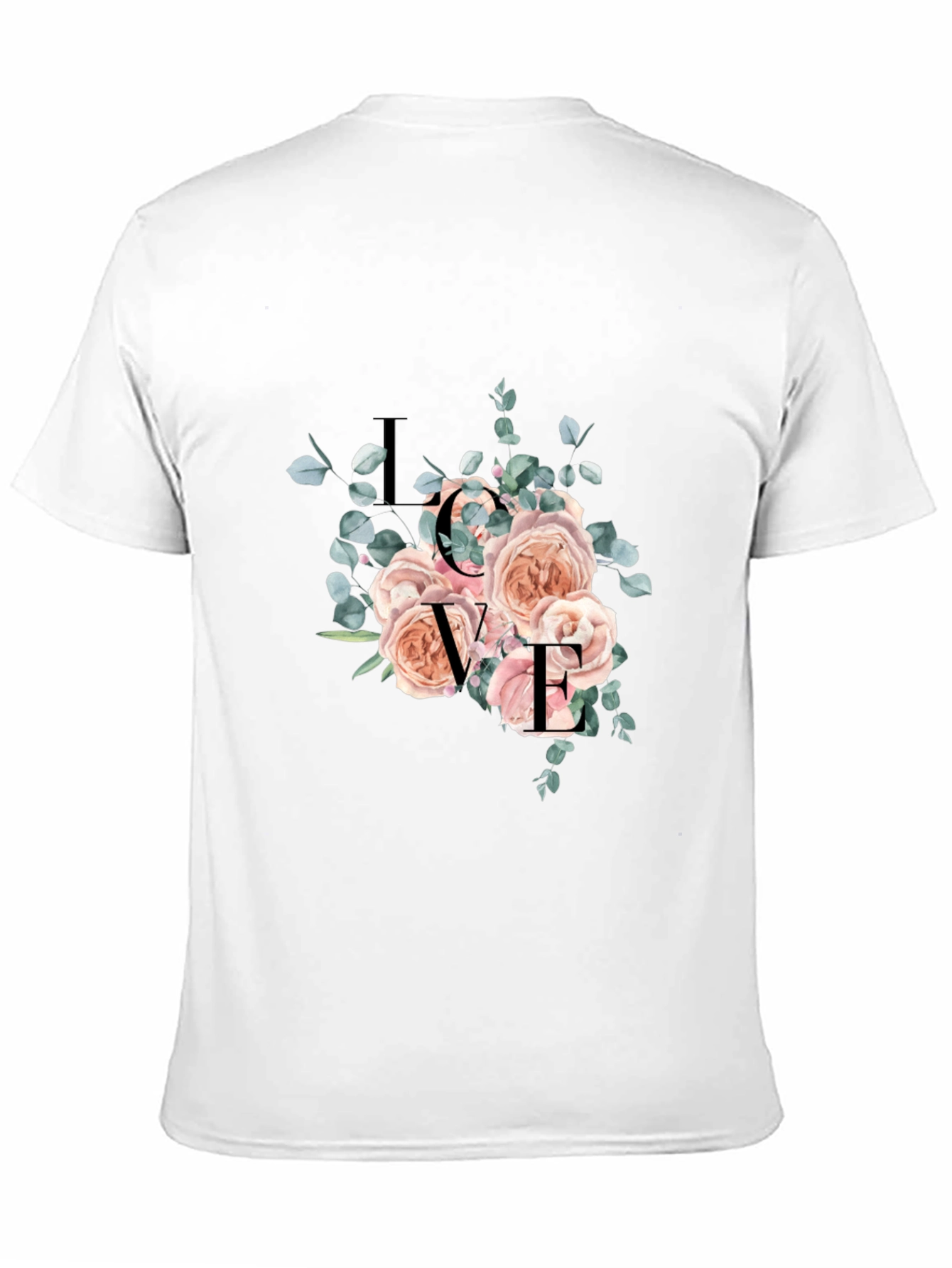 Floral LOVE Graphic T-Shirt