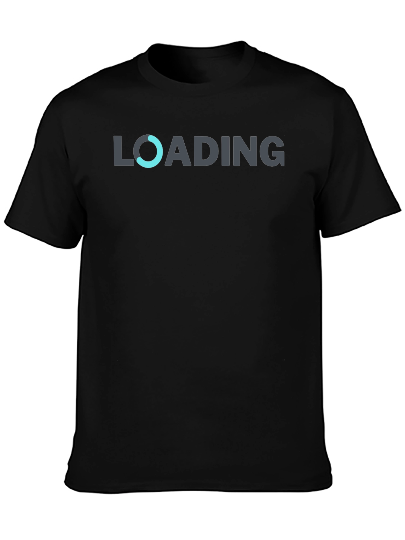 Loading Graphic Black T-Shirt
