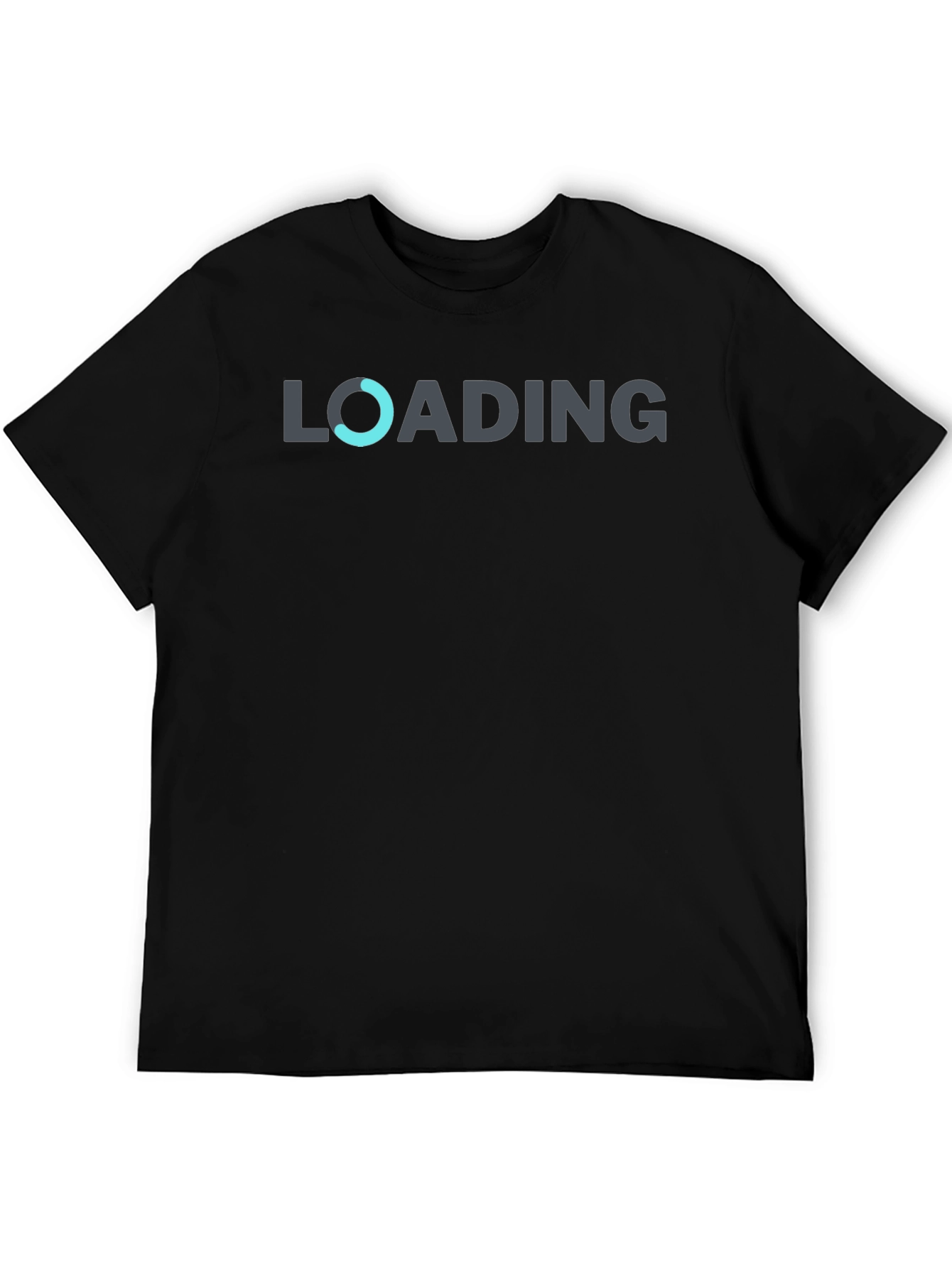 Loading Graphic Black T-Shirt