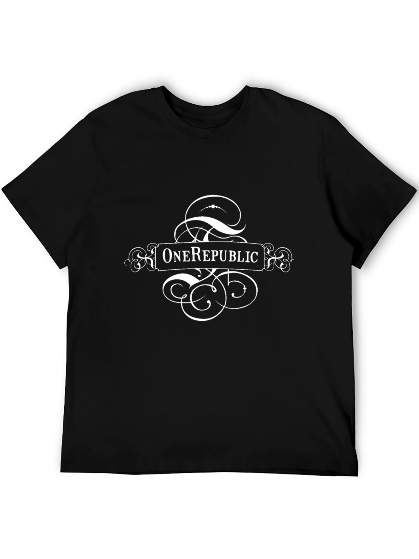 OneRepublic Graphic T-Shirt - Black Cotton Tee