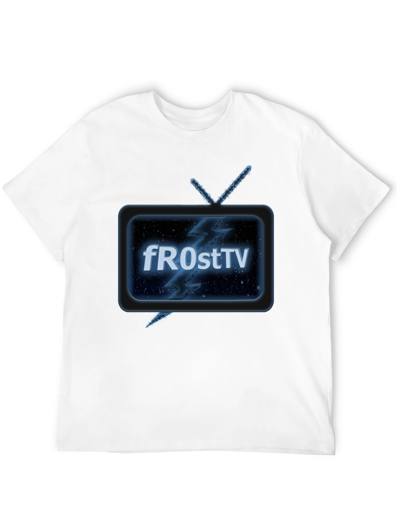 Retro fROstTV Black T-Shirt