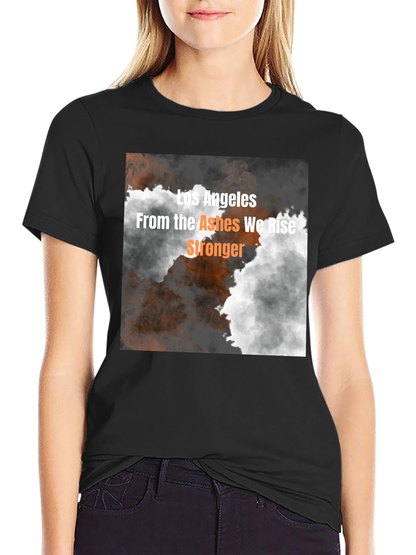 Los Angeles We Rise Stronger Graphic Tee