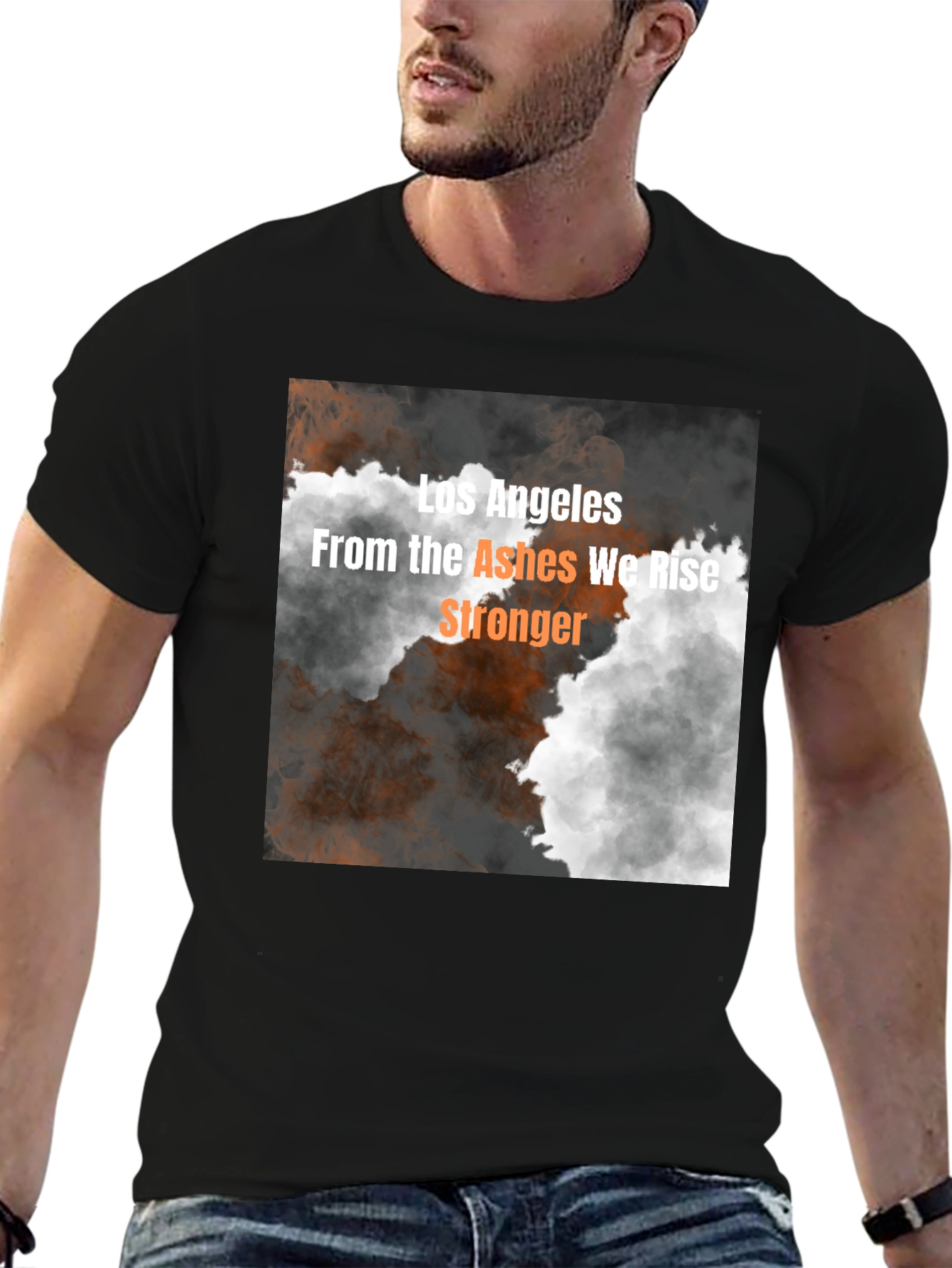 Los Angeles We Rise Stronger Graphic Tee