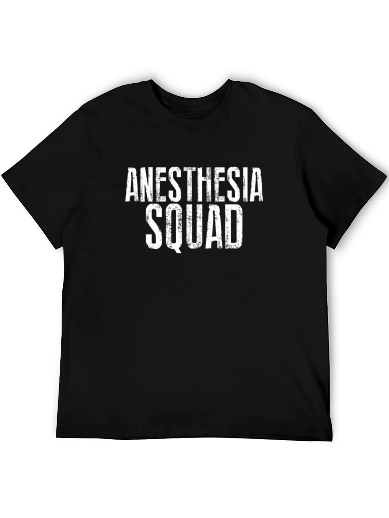 Anesthesia Squad Black T-Shirt - Medical Team Apparel
