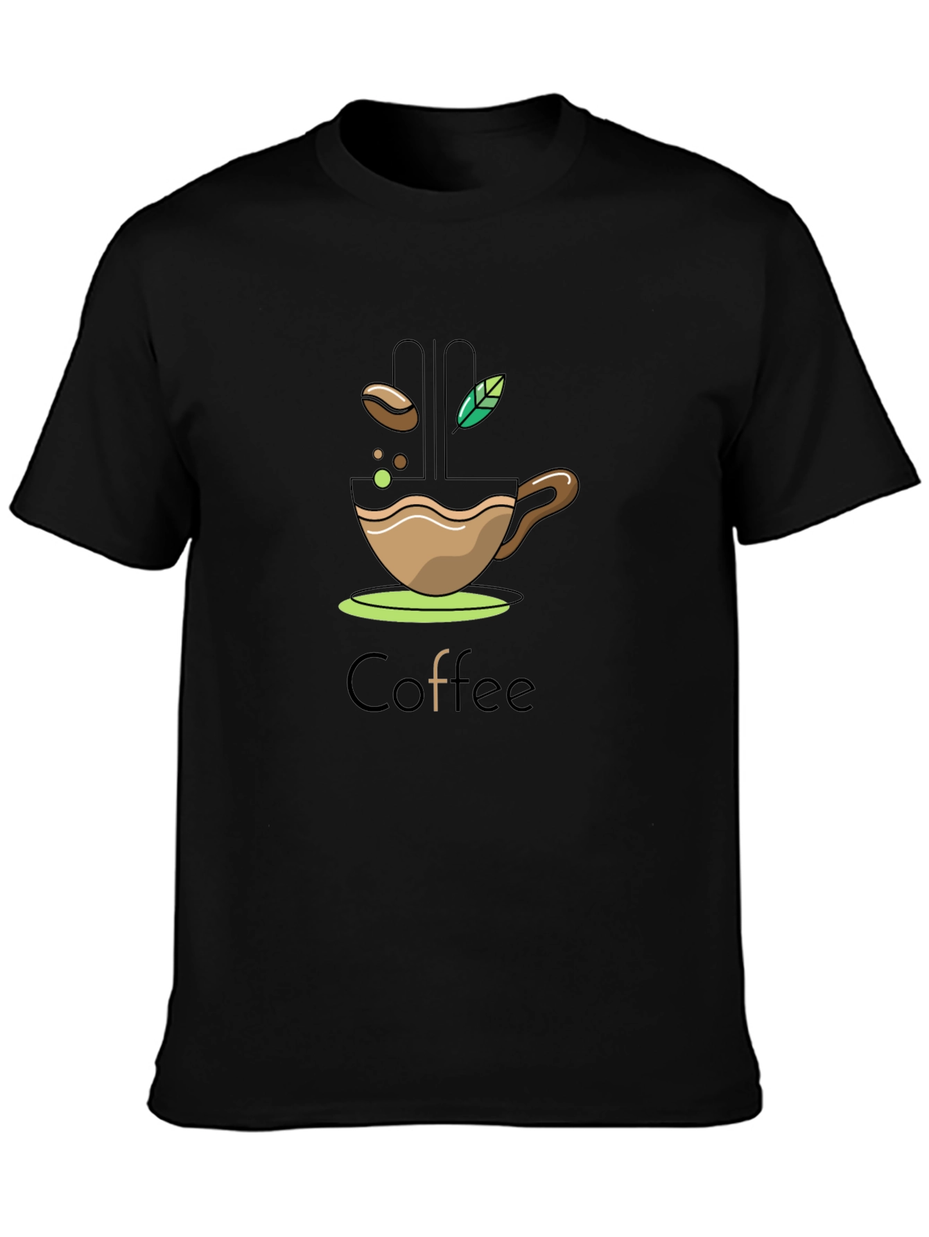 Coffee Lover Graphic Tee - Black T-Shirt