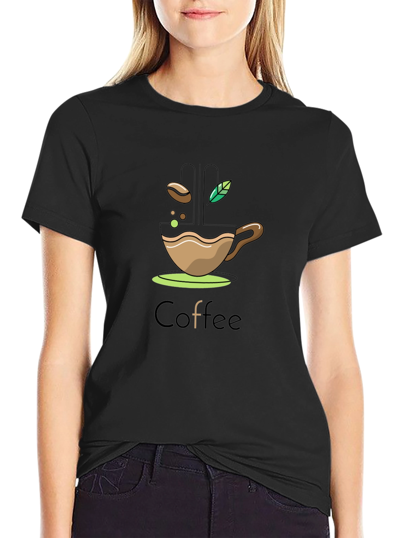 Coffee Lover Graphic Tee - Black T-Shirt
