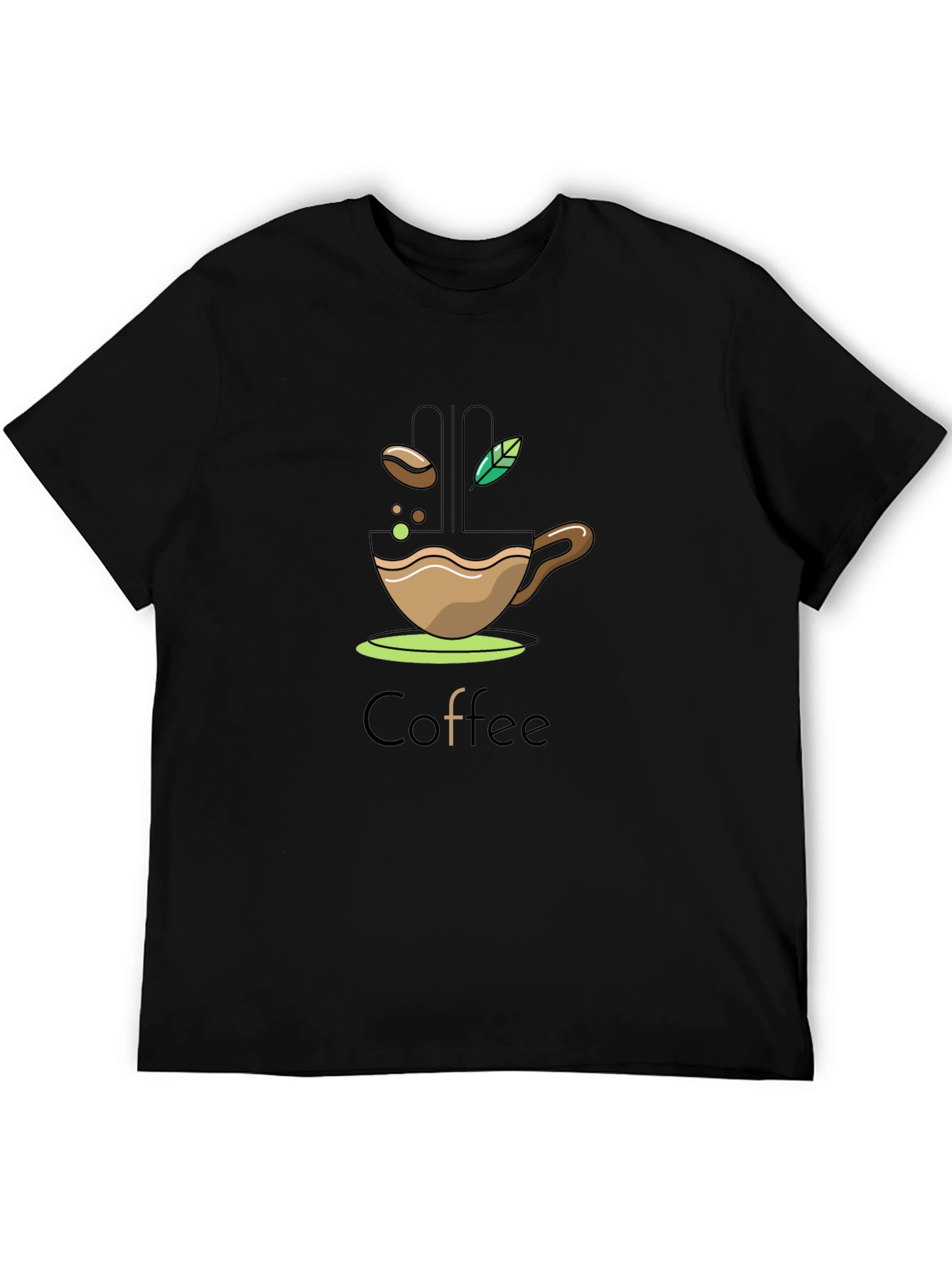 Coffee Lover Graphic Tee - Black T-Shirt