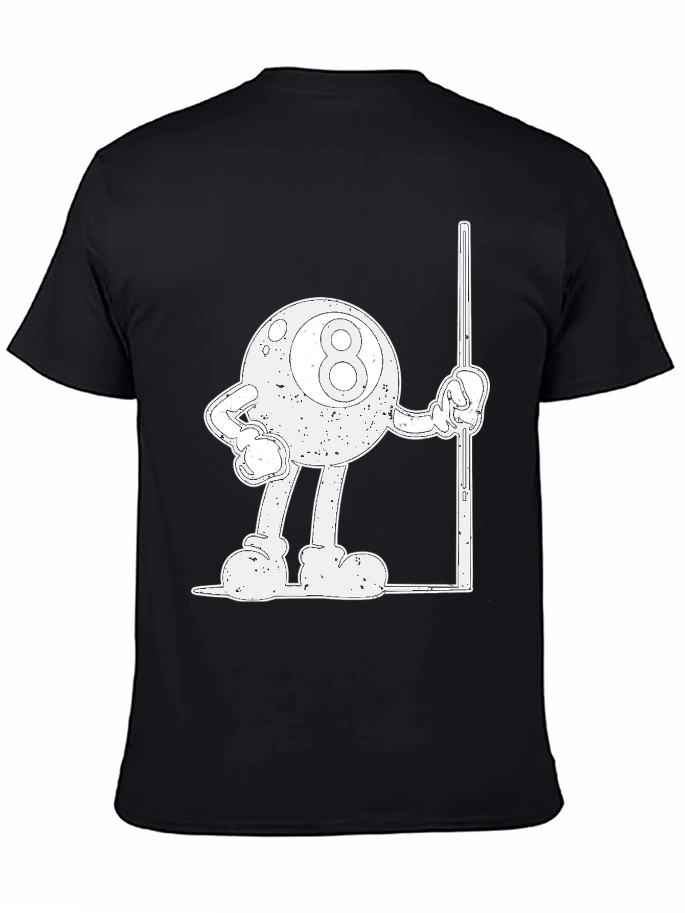Retro 8 Ball T-Shirt - Black