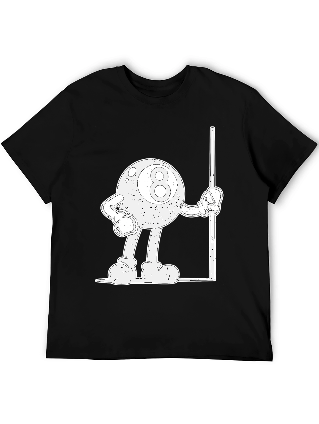 Retro 8 Ball T-Shirt - Black