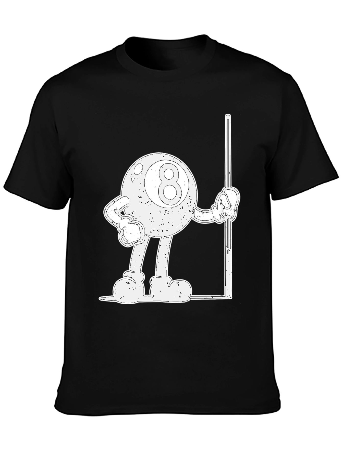 Retro 8 Ball T-Shirt - Black
