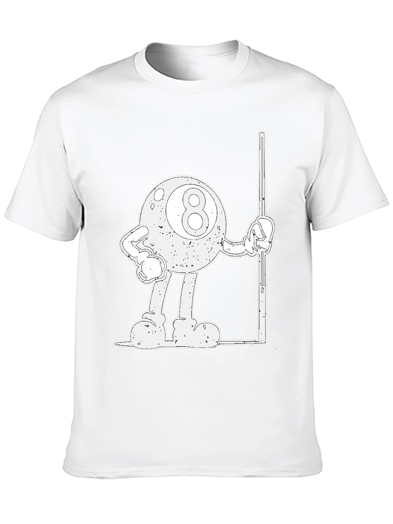 Retro 8 Ball T-Shirt - Black