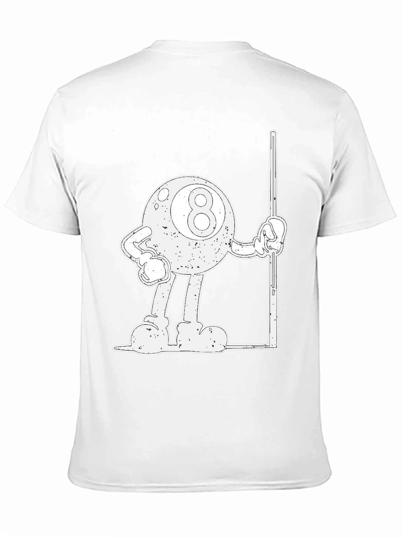 Retro 8 Ball T-Shirt - Black