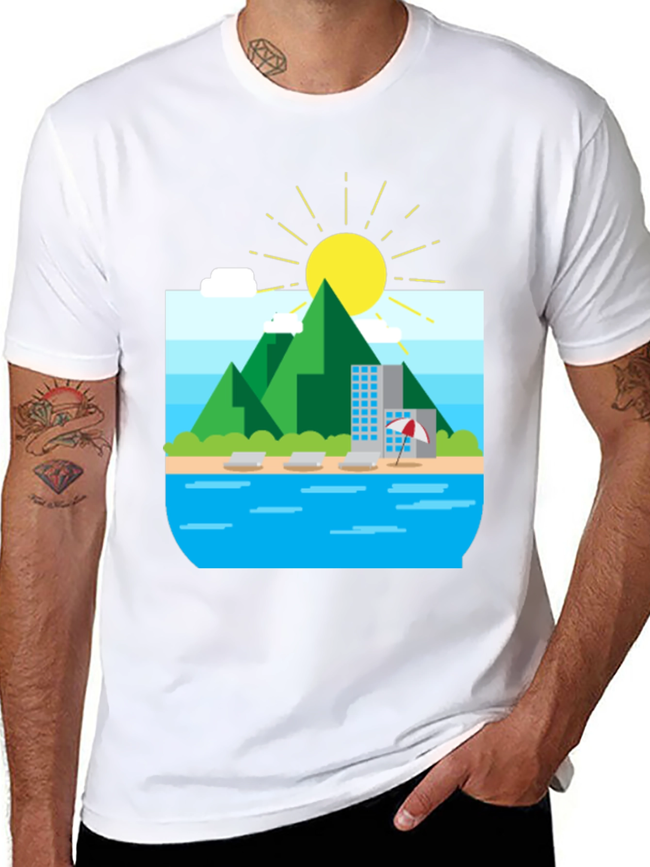 Tropical Island Graphic Tee