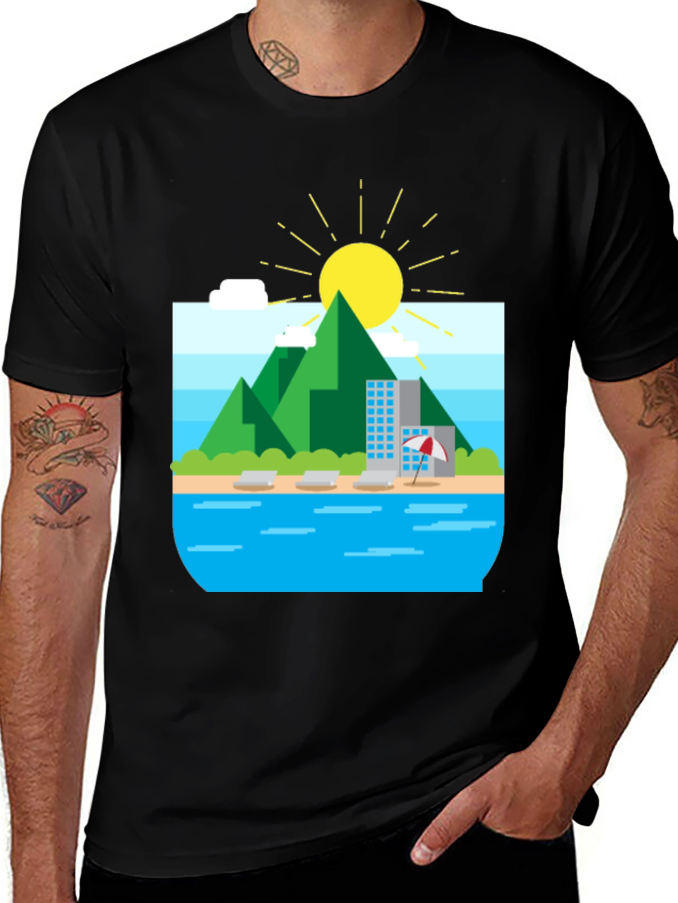 Tropical Island Graphic Tee