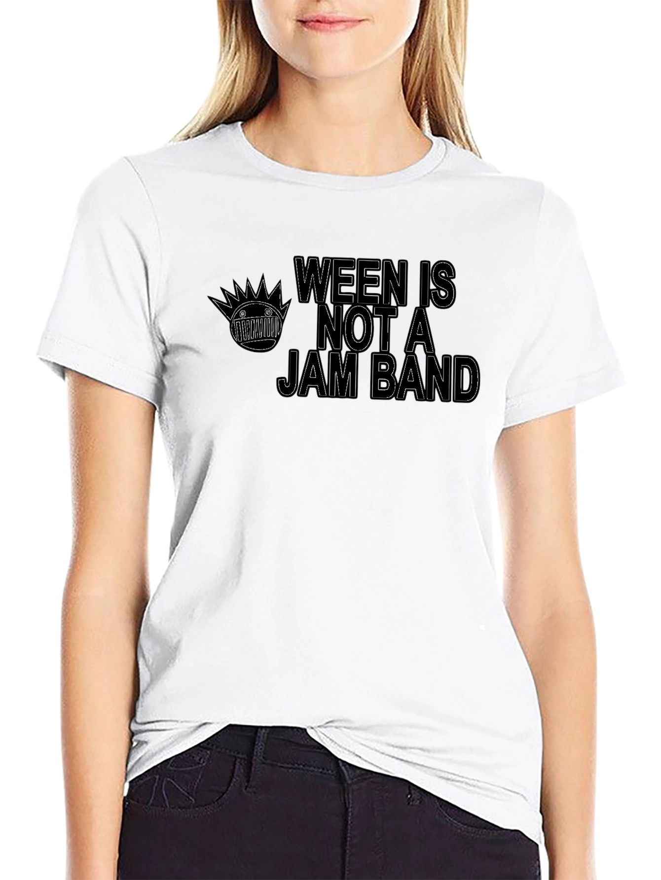 Ween Is Not A Jam Band Black T-Shirt