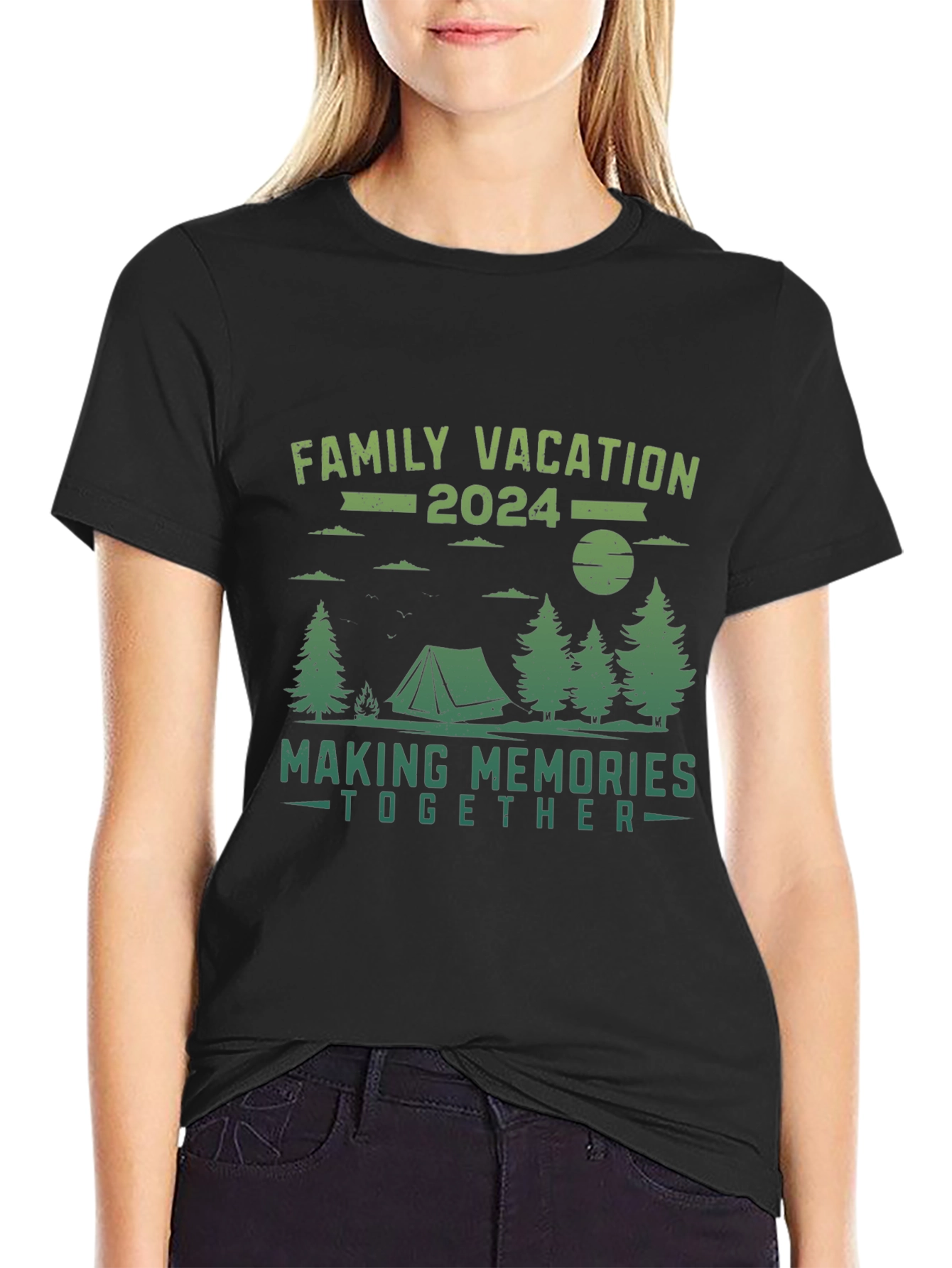 Family Vacation 2024 Camping T-Shirt