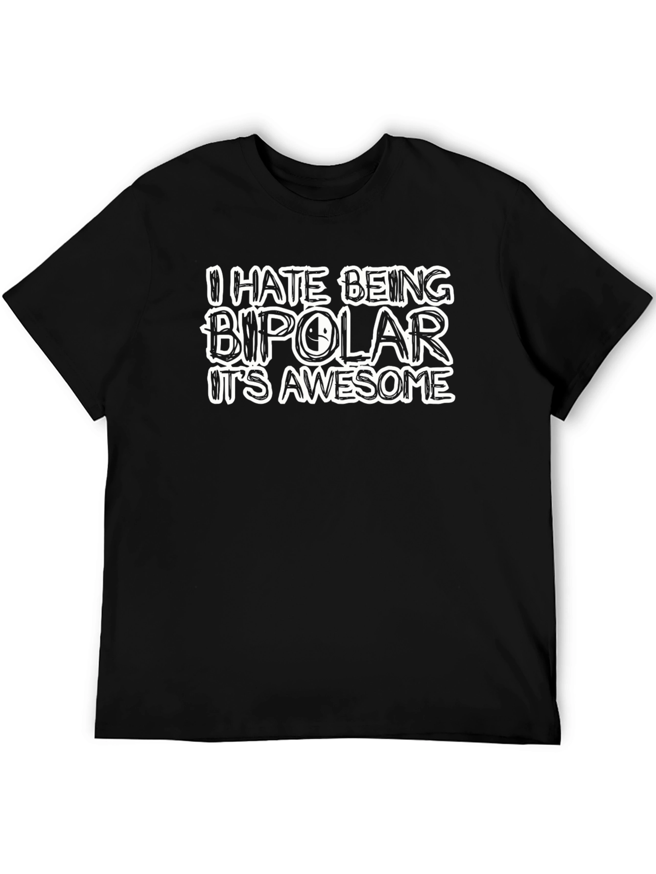 Bipolar Funny Graphic T-Shirt