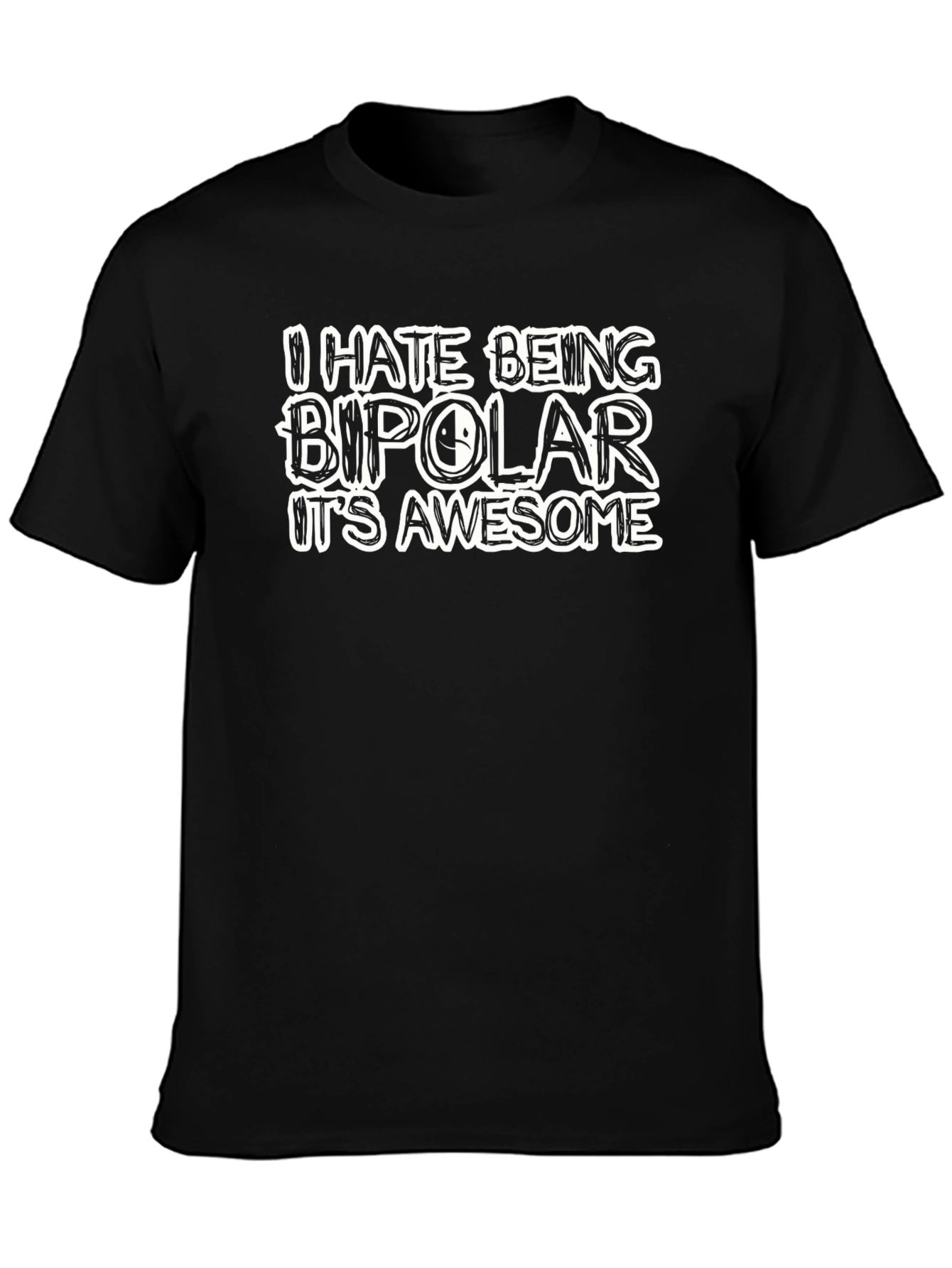 Bipolar Funny Graphic T-Shirt