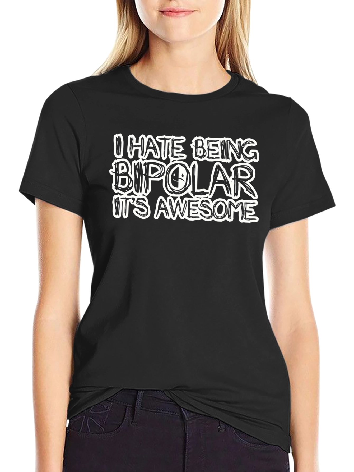 Bipolar Funny Graphic T-Shirt