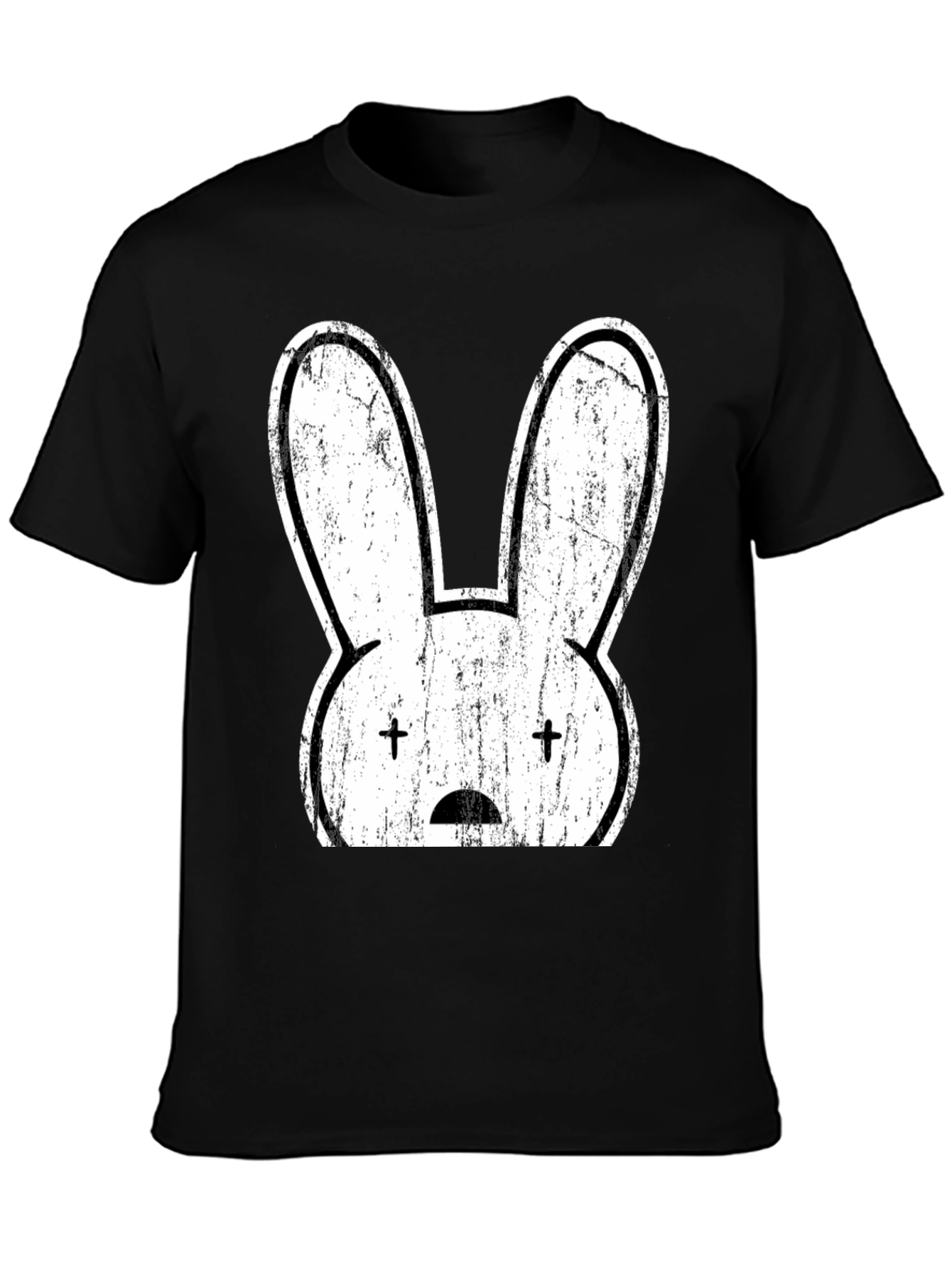 Distressed Bad Bunny Graphic Tee