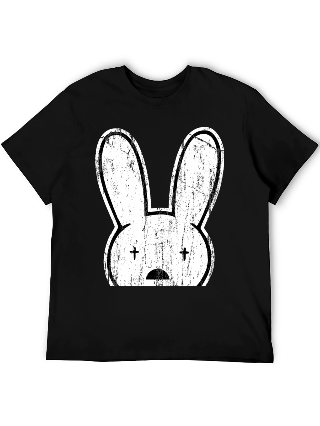 Distressed Bad Bunny Graphic Tee