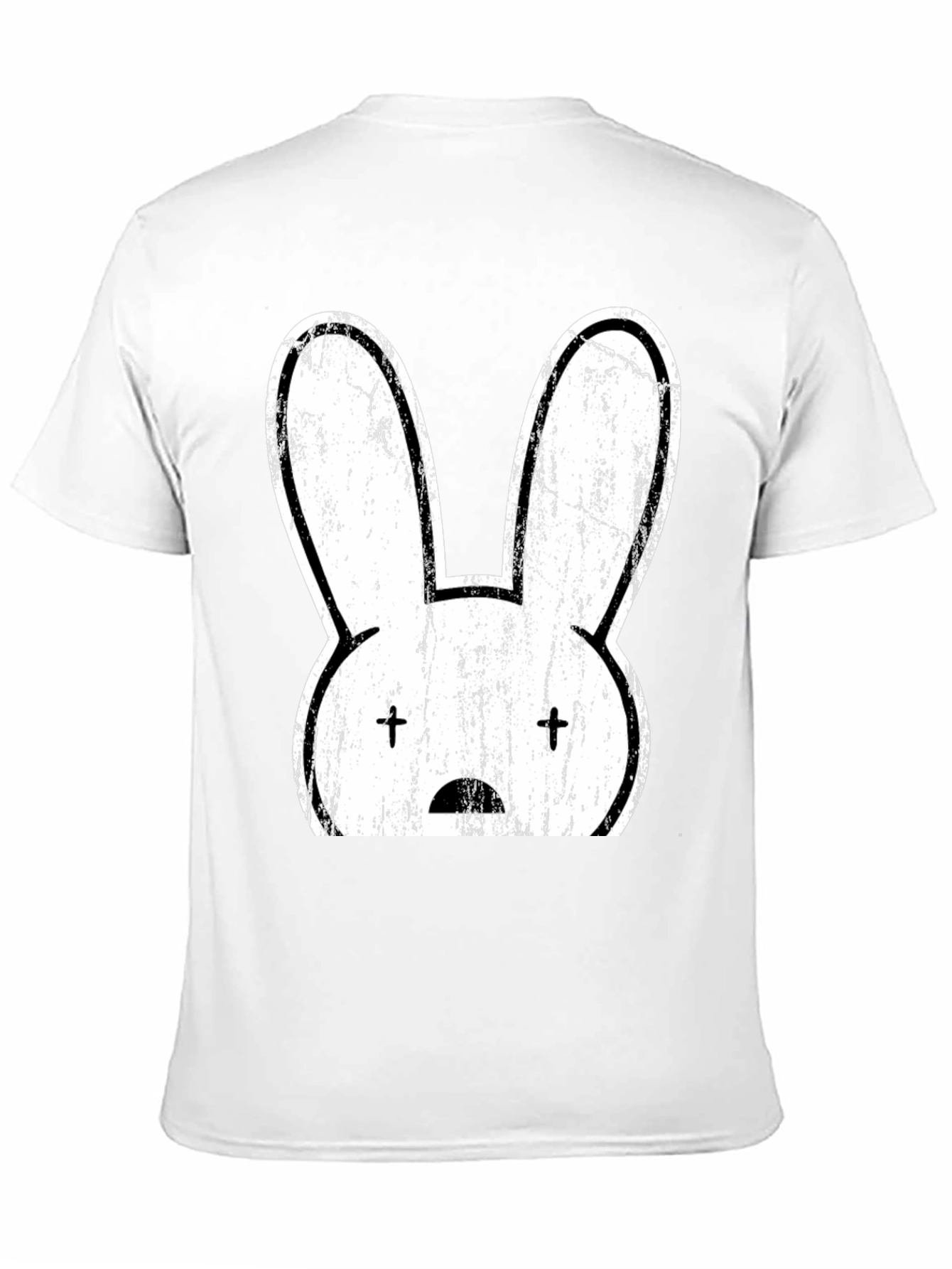 Distressed Bad Bunny Graphic Tee