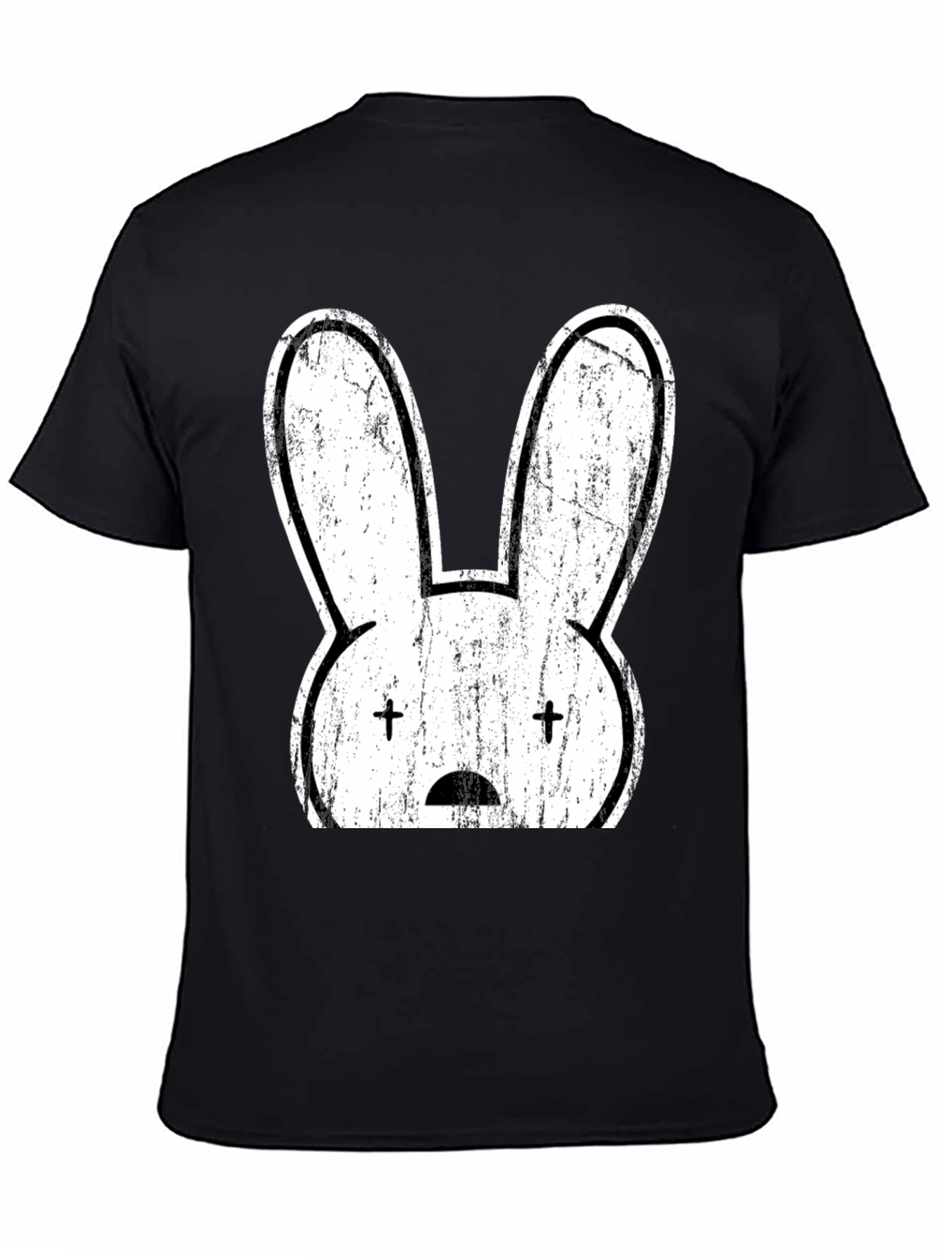 Distressed Bad Bunny Graphic Tee