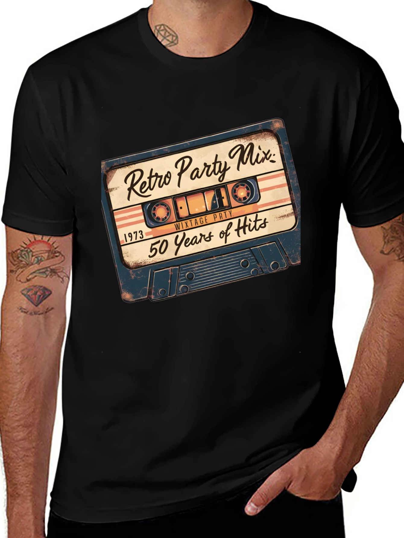 Retro Party Mix 1973 T-Shirt