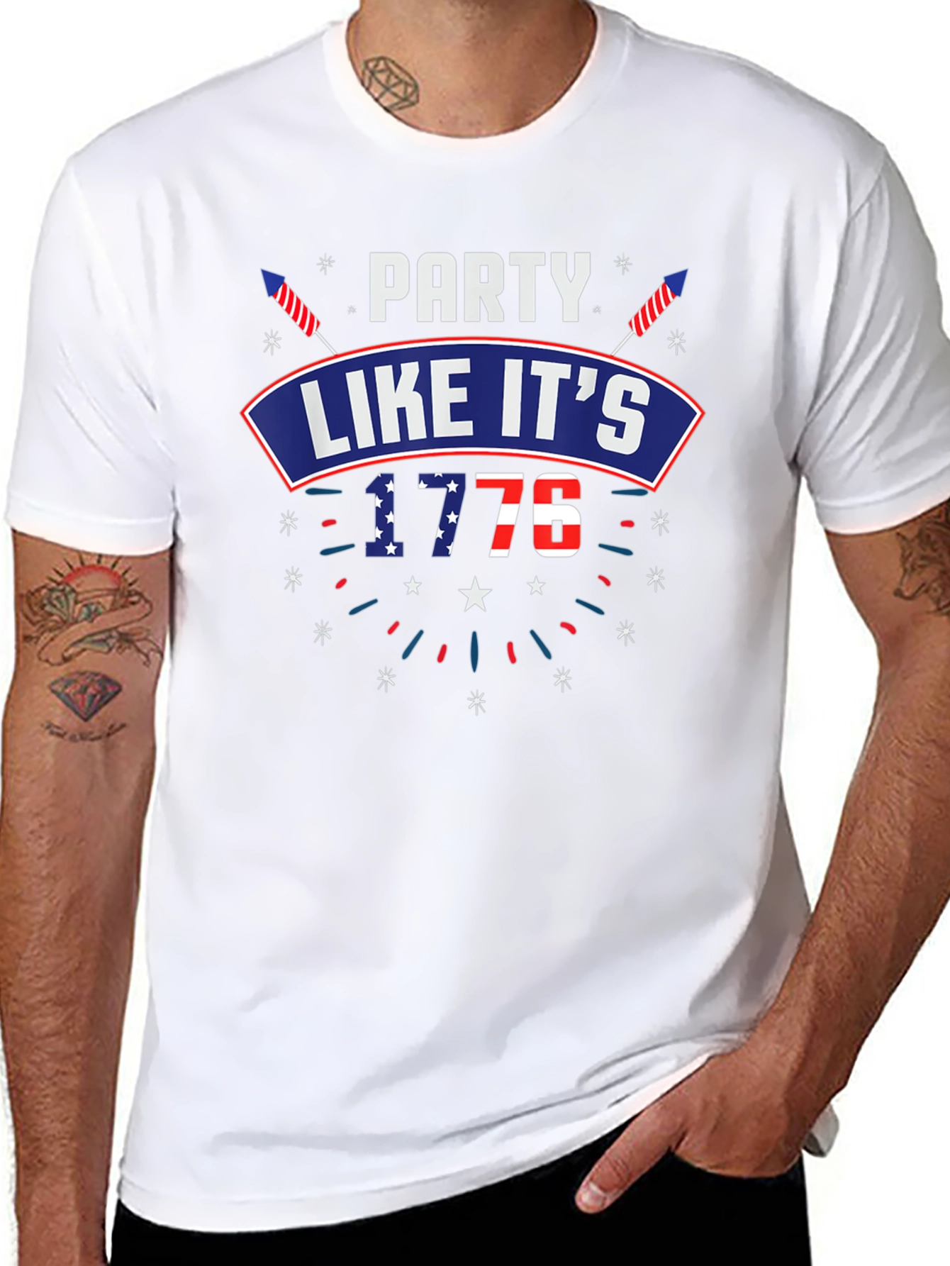 Party Like Its 1776 Patriotic Graphic Tee