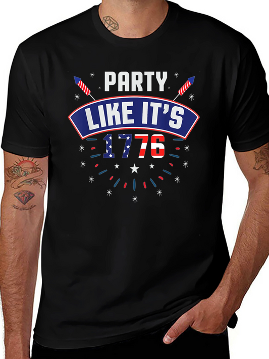 Party Like Its 1776 Patriotic Graphic Tee