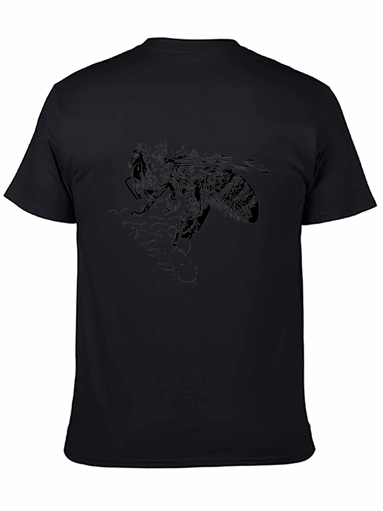 Black Bee Graphic Tee - Mens Casual Fit