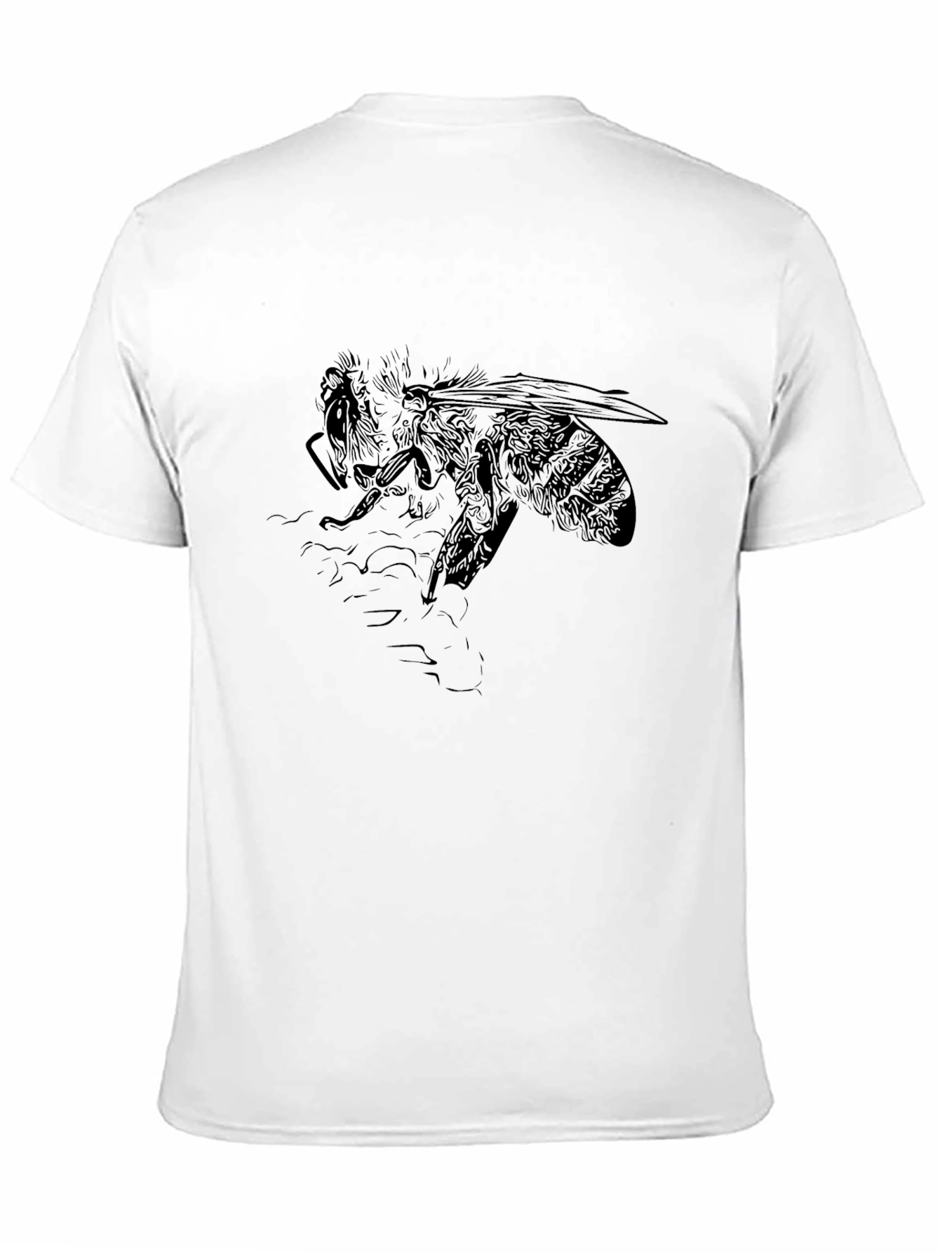 Black Bee Graphic Tee - Mens Casual Fit