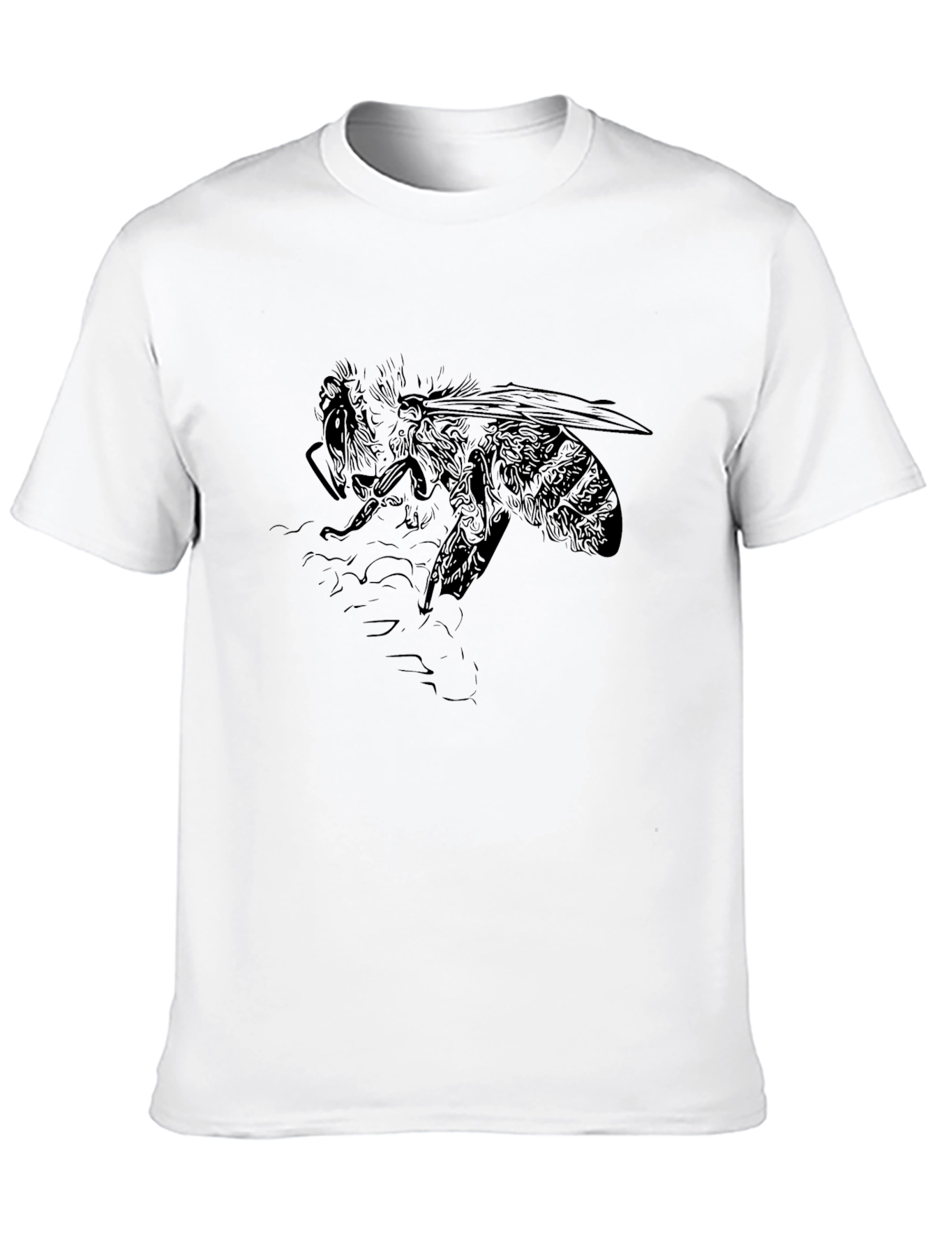 Black Bee Graphic Tee - Mens Casual Fit